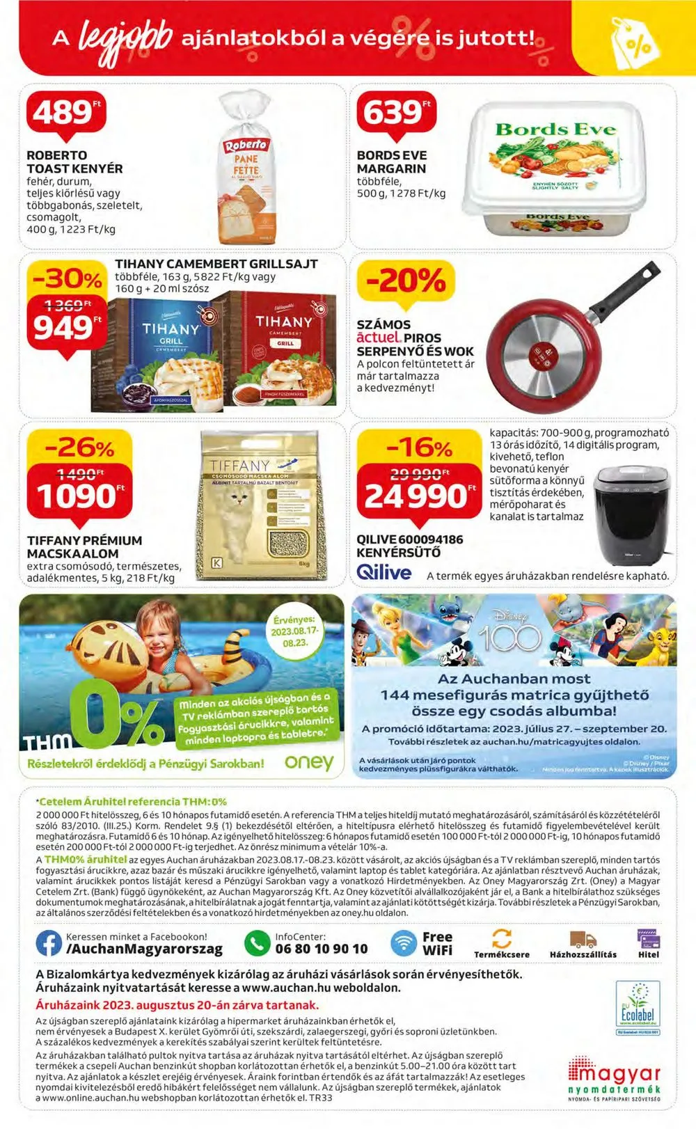 Auchan akciós újság Hipermarket 08.17–08.23 – 46. oldal