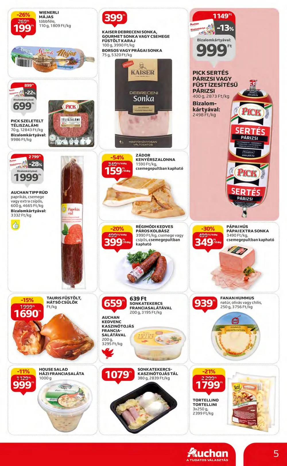Auchan akciós újság Hipermarket 08.17–08.23 – 5. oldal