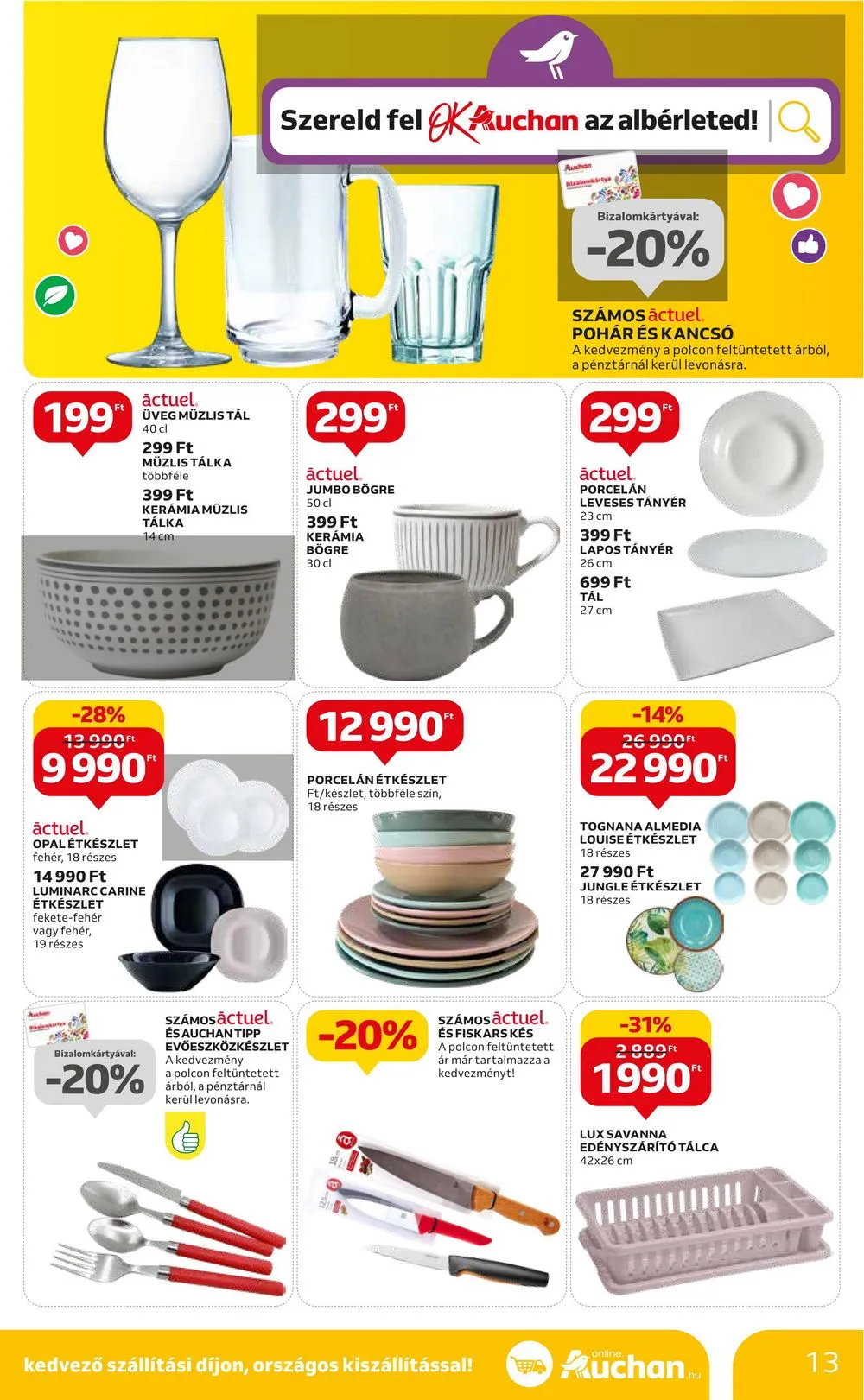 Auchan akciós újság Hipermarket 08.24–09.06 – 13. oldal
