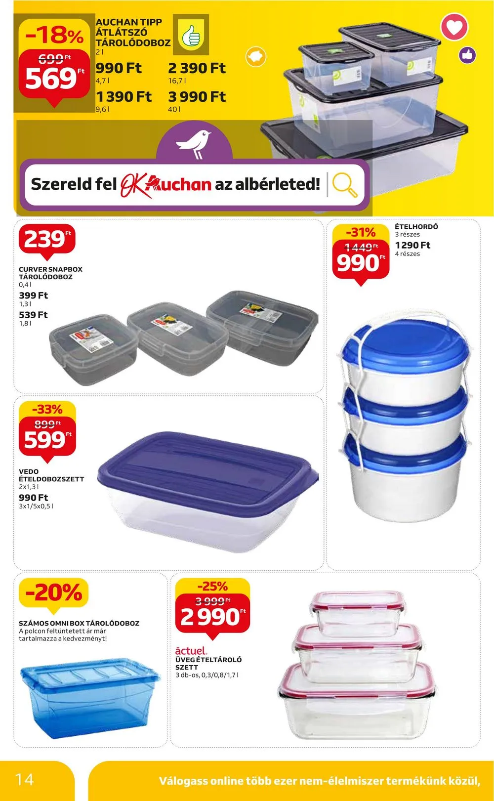Auchan akciós újság Hipermarket 08.24–09.06 – 14. oldal