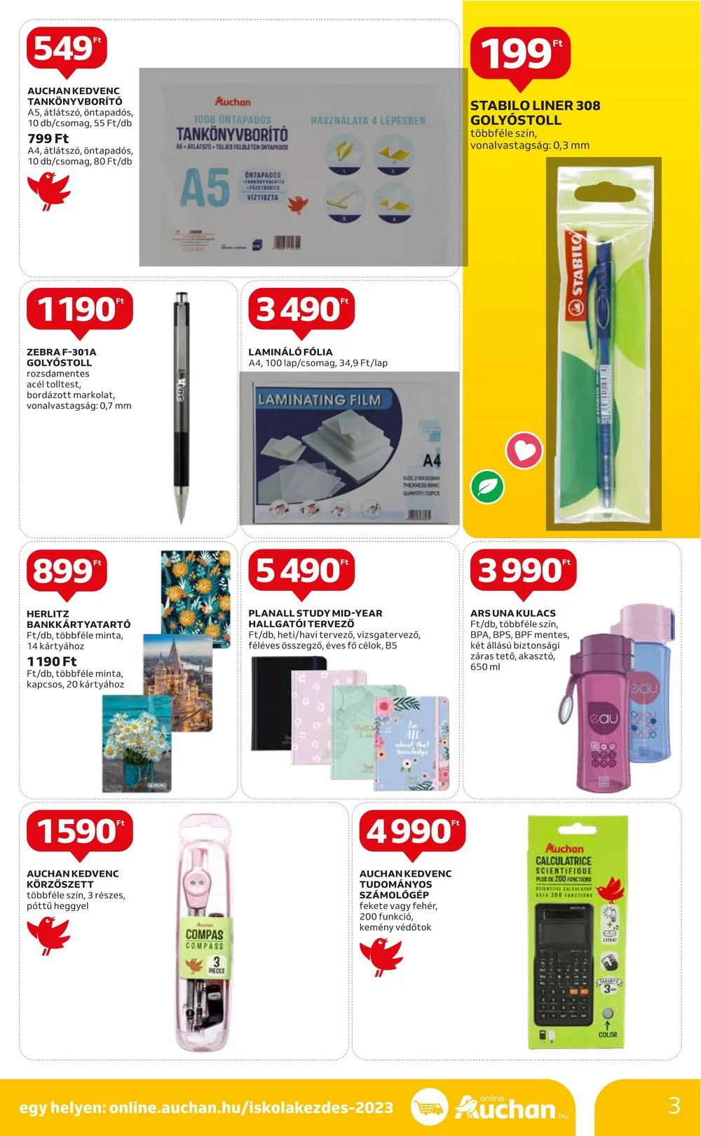 Auchan akciós újság Hipermarket 08.24–09.06 – 3. oldal