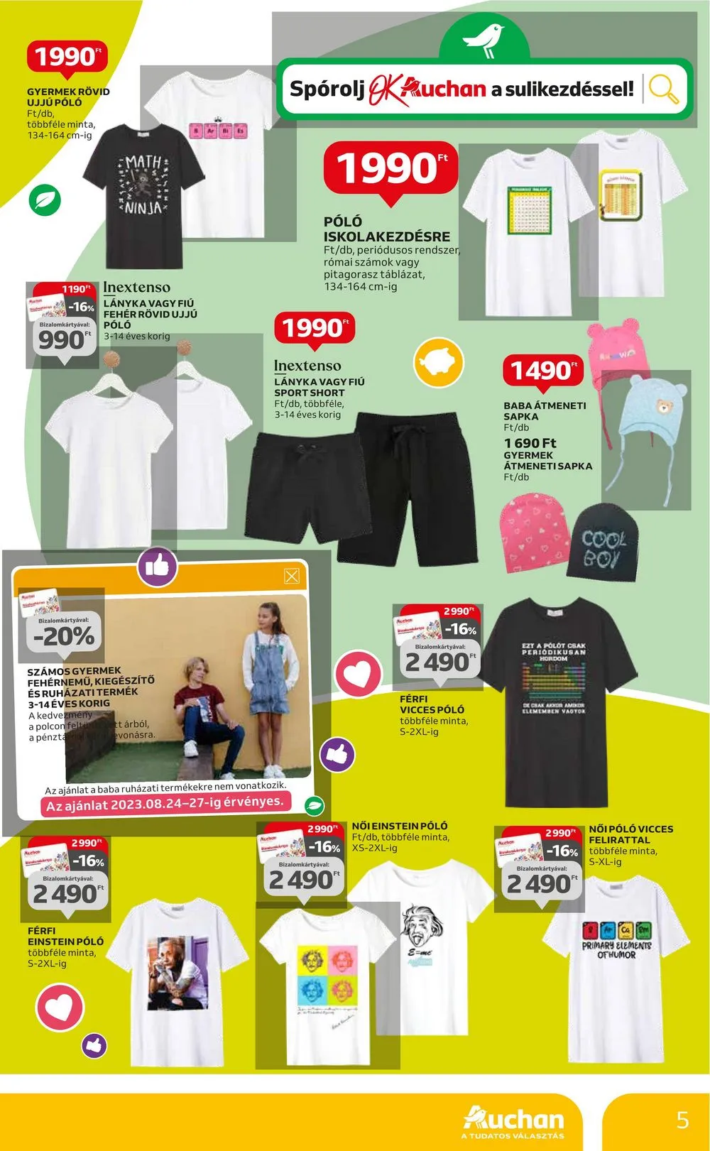 Auchan akciós újság Hipermarket 08.24–09.06 – 5. oldal