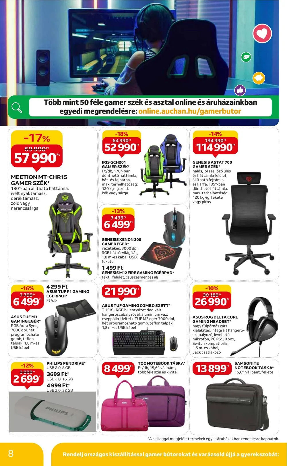 Auchan akciós újság Hipermarket 08.24–09.06 – 8. oldal