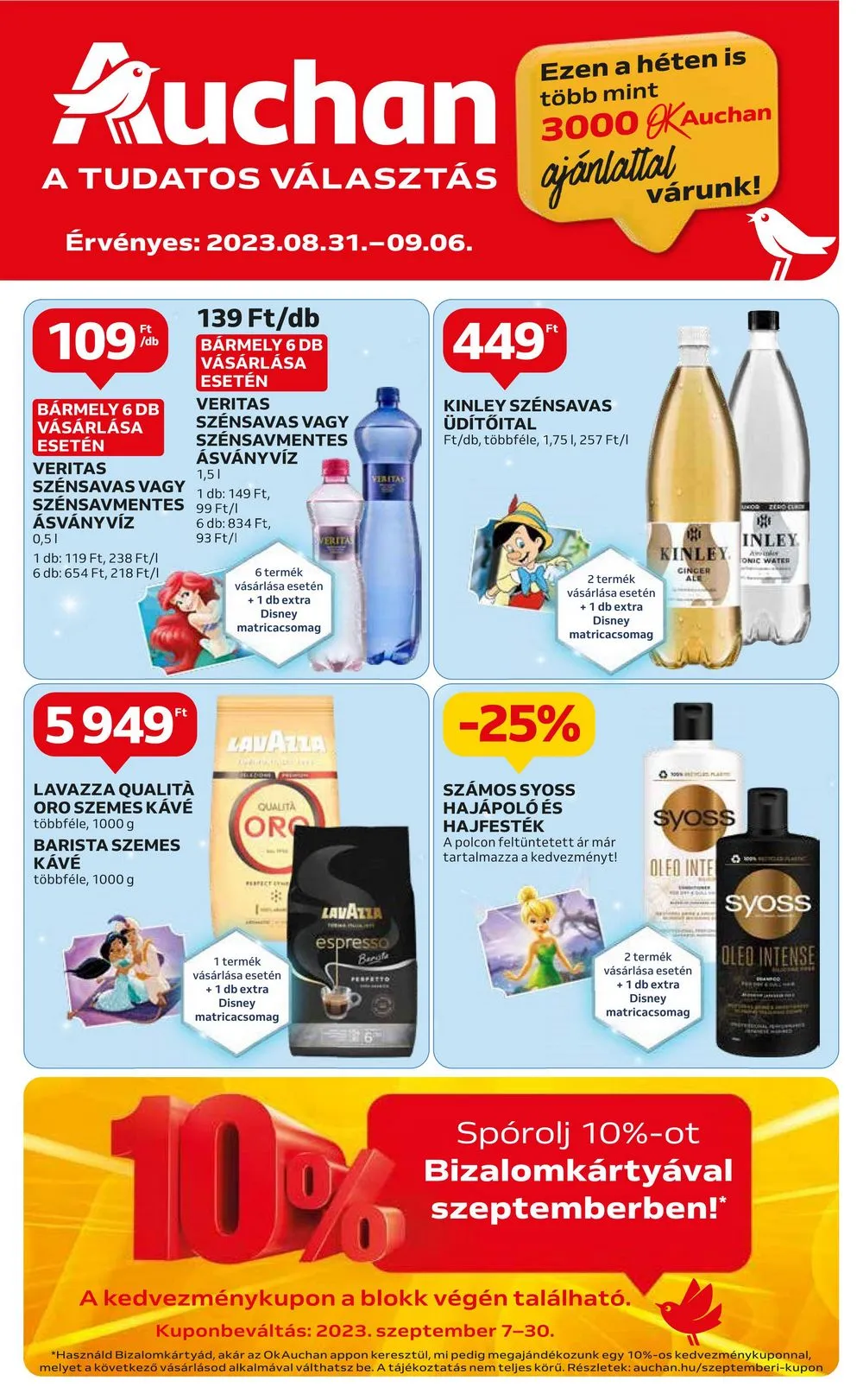 Auchan akciós újság Hipermarket 08.31–09.06