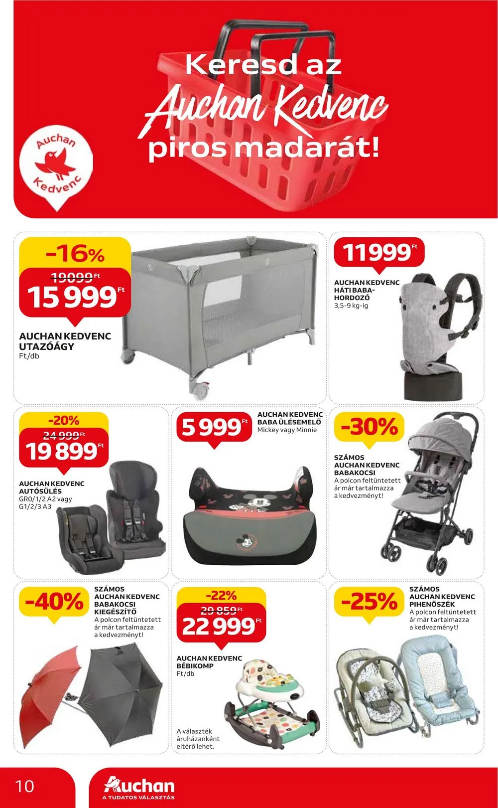 Auchan akciós újság Hipermarket 08.31–09.06 – 10. oldal