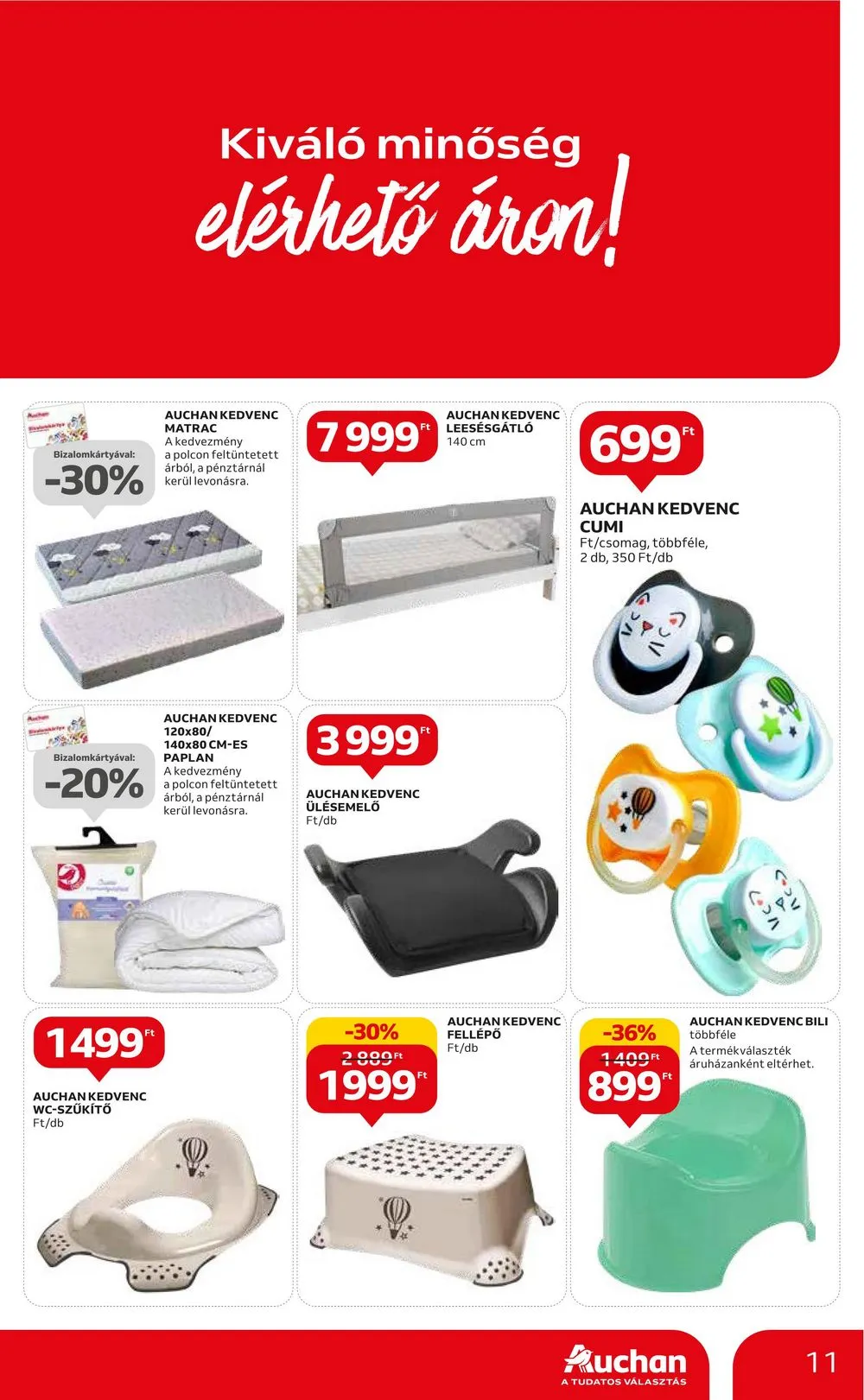 Auchan akciós újság Hipermarket 08.31–09.06 – 11. oldal