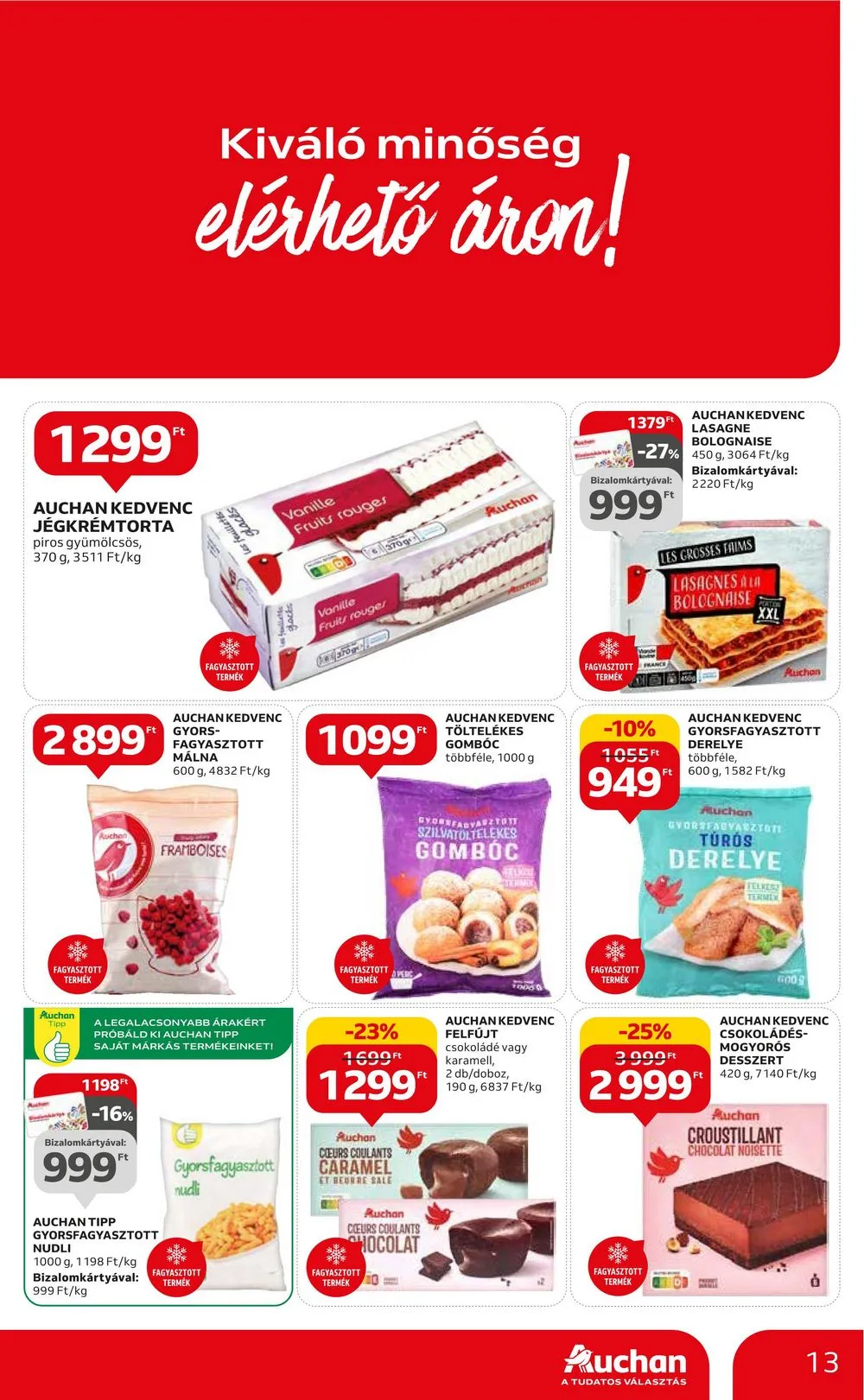 Auchan akciós újság Hipermarket 08.31–09.06 – 13. oldal