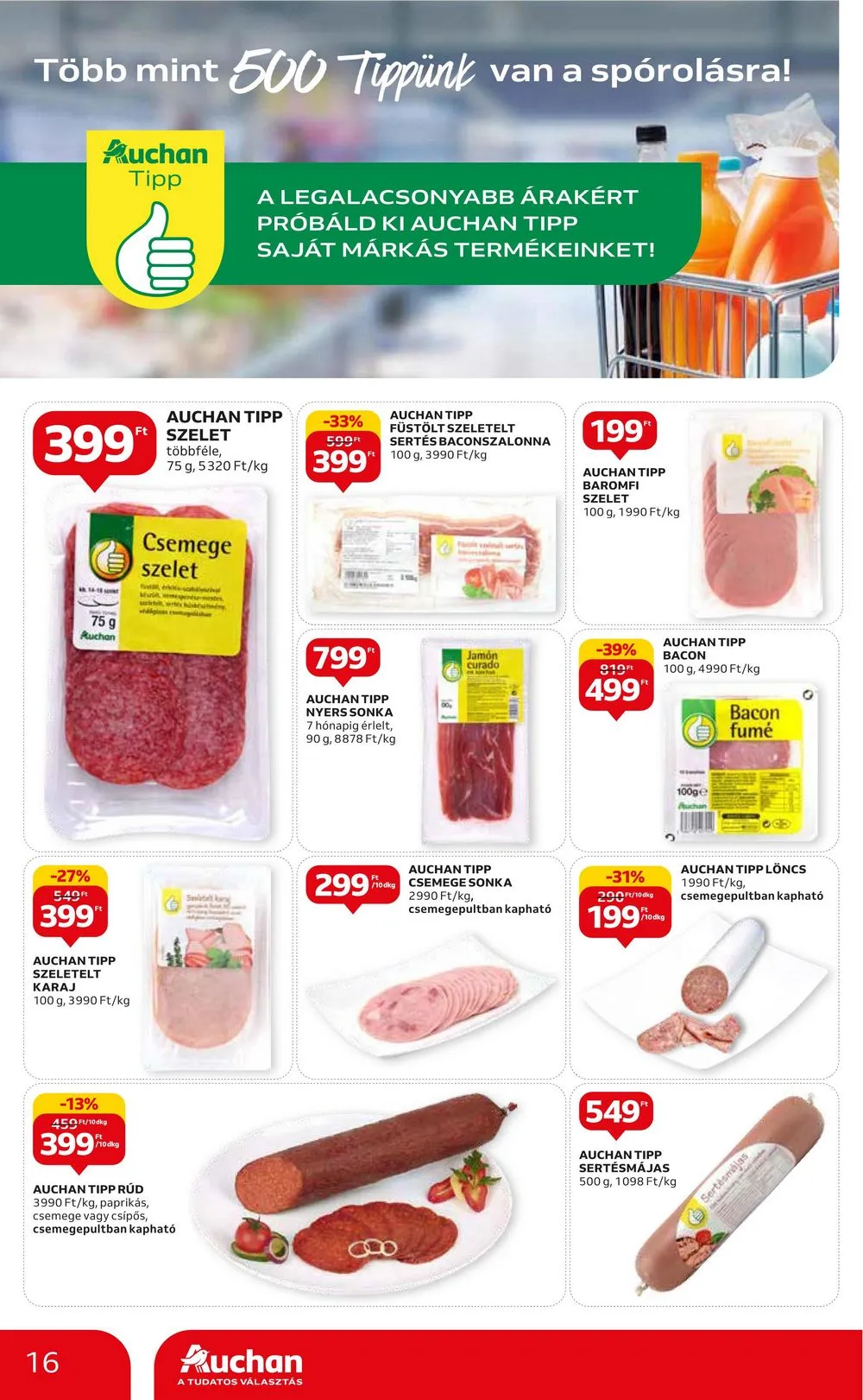 Auchan akciós újság Hipermarket 08.31–09.06 – 16. oldal