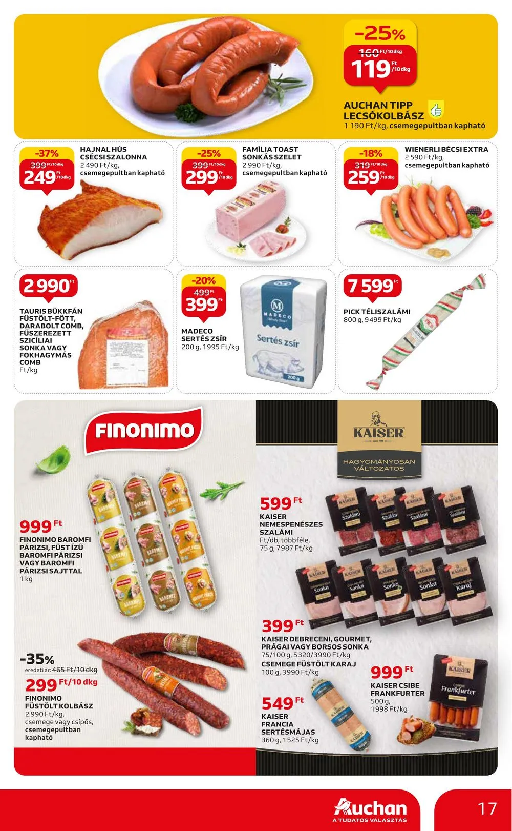 Auchan akciós újság Hipermarket 08.31–09.06 – 17. oldal