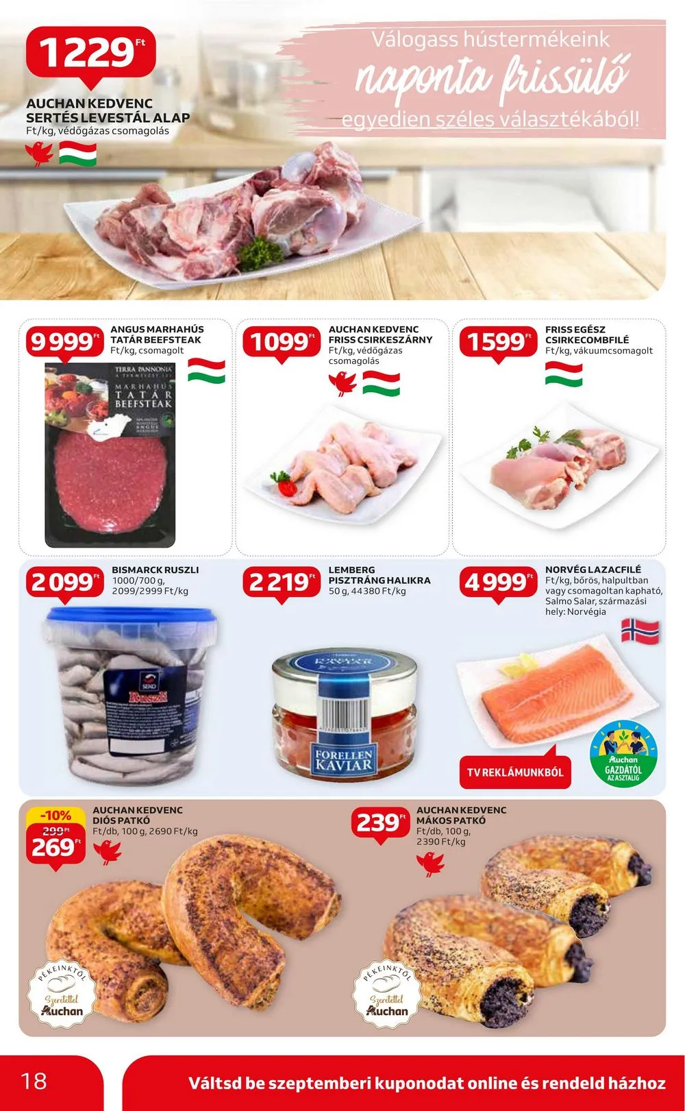 Auchan akciós újság Hipermarket 08.31–09.06 – 18. oldal