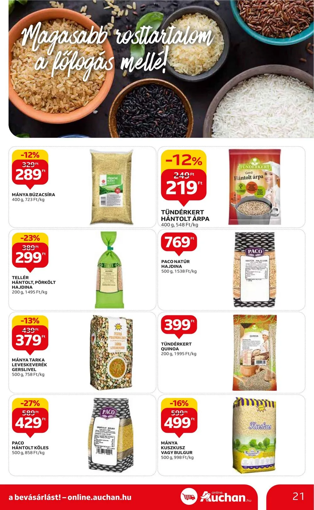 Auchan akciós újság Hipermarket 08.31–09.06 – 21. oldal