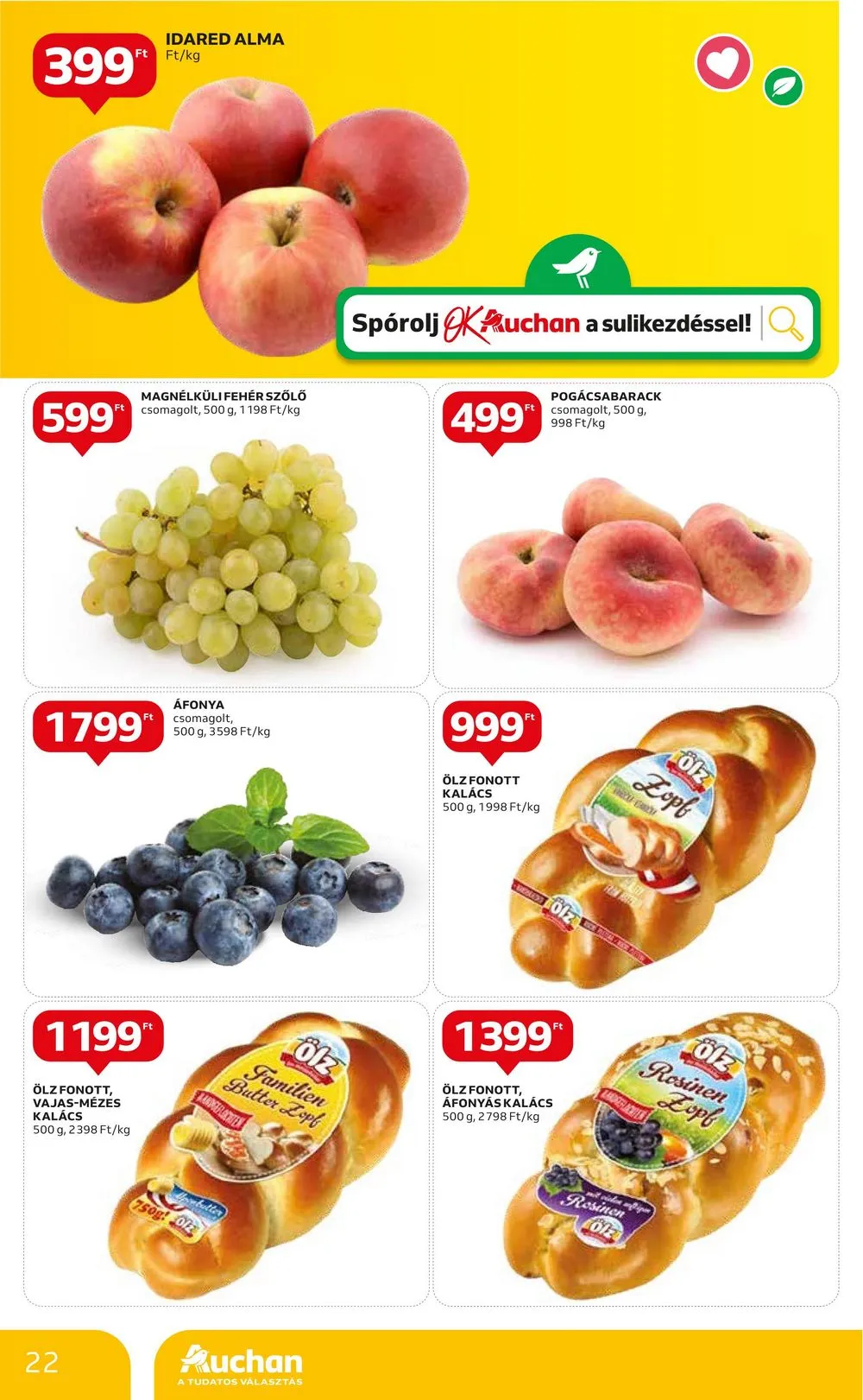 Auchan akciós újság Hipermarket 08.31–09.06 – 22. oldal