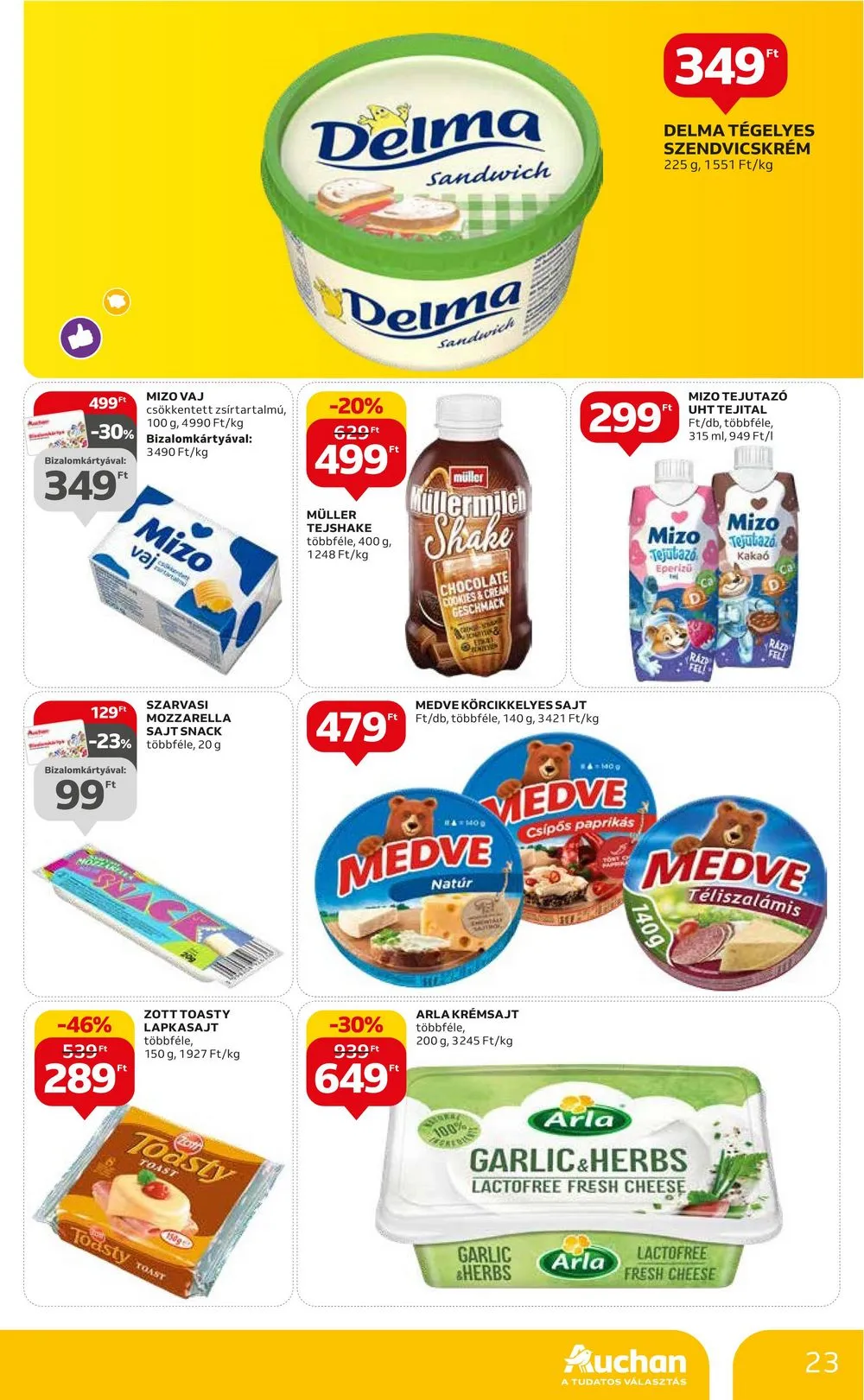 Auchan akciós újság Hipermarket 08.31–09.06 – 23. oldal