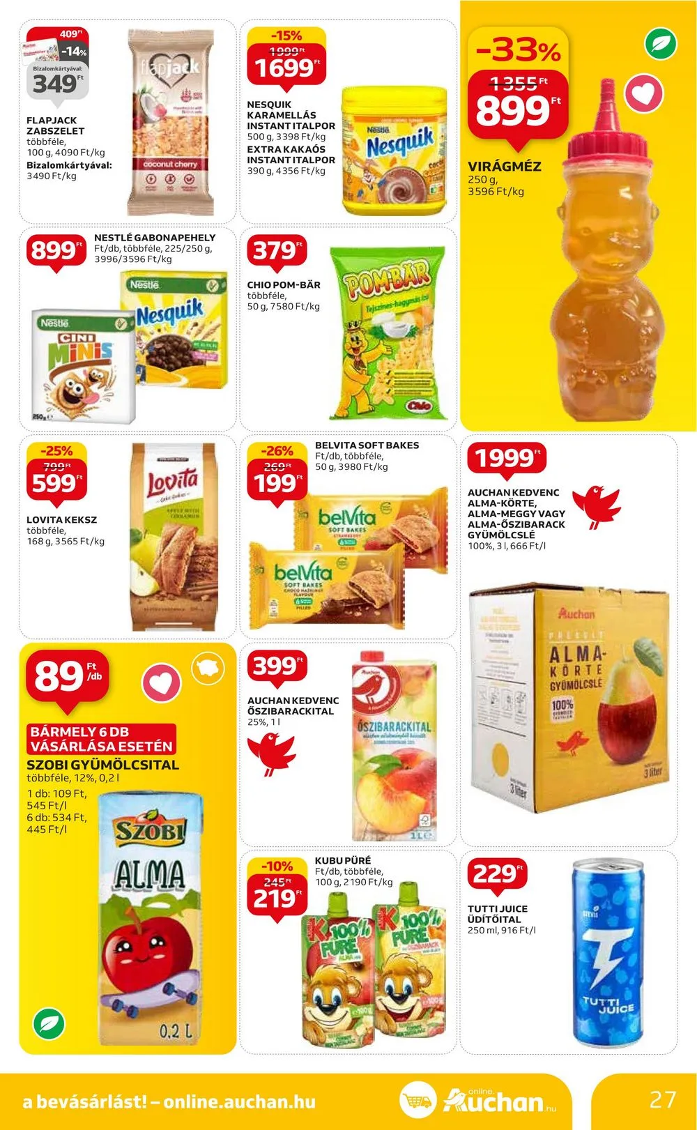 Auchan akciós újság Hipermarket 08.31–09.06 – 27. oldal