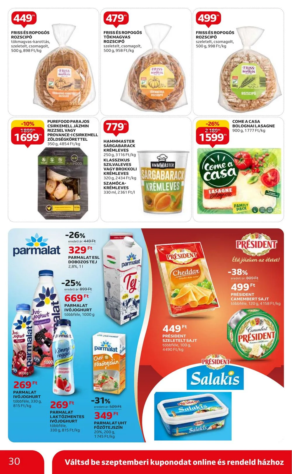 Auchan akciós újság Hipermarket 08.31–09.06 – 30. oldal