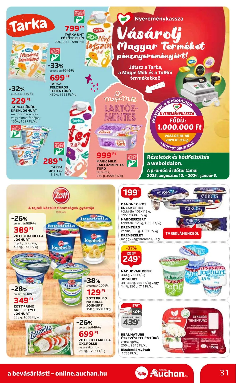 Auchan akciós újság Hipermarket 08.31–09.06 – 31. oldal