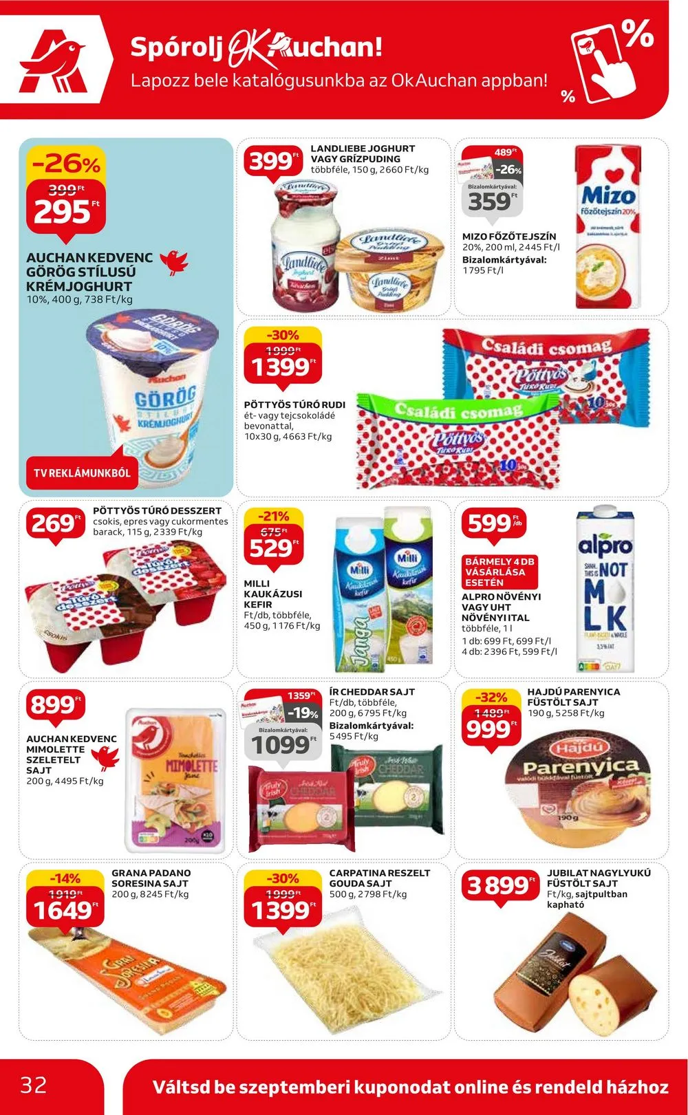 Auchan akciós újság Hipermarket 08.31–09.06 – 32. oldal