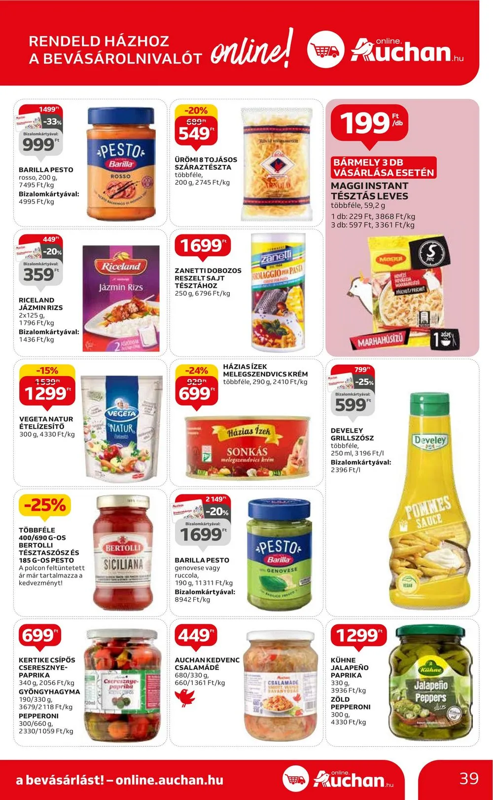Auchan akciós újság Hipermarket 08.31–09.06 – 39. oldal