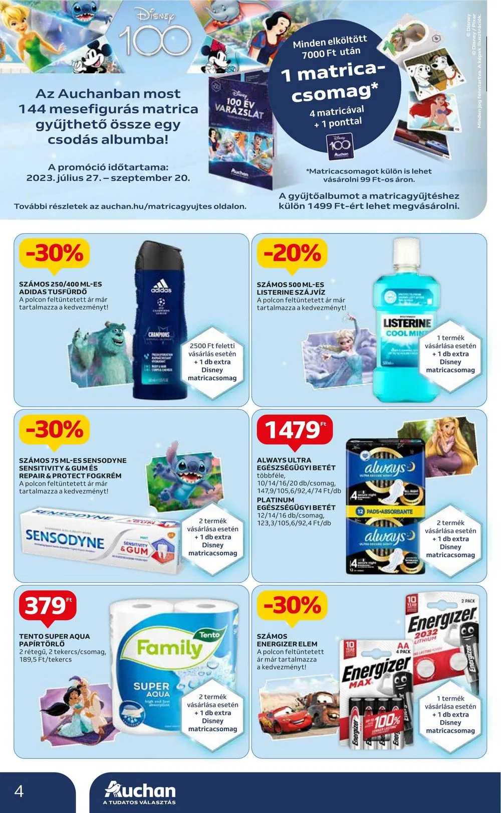 Auchan akciós újság Hipermarket 08.31–09.06 – 4. oldal