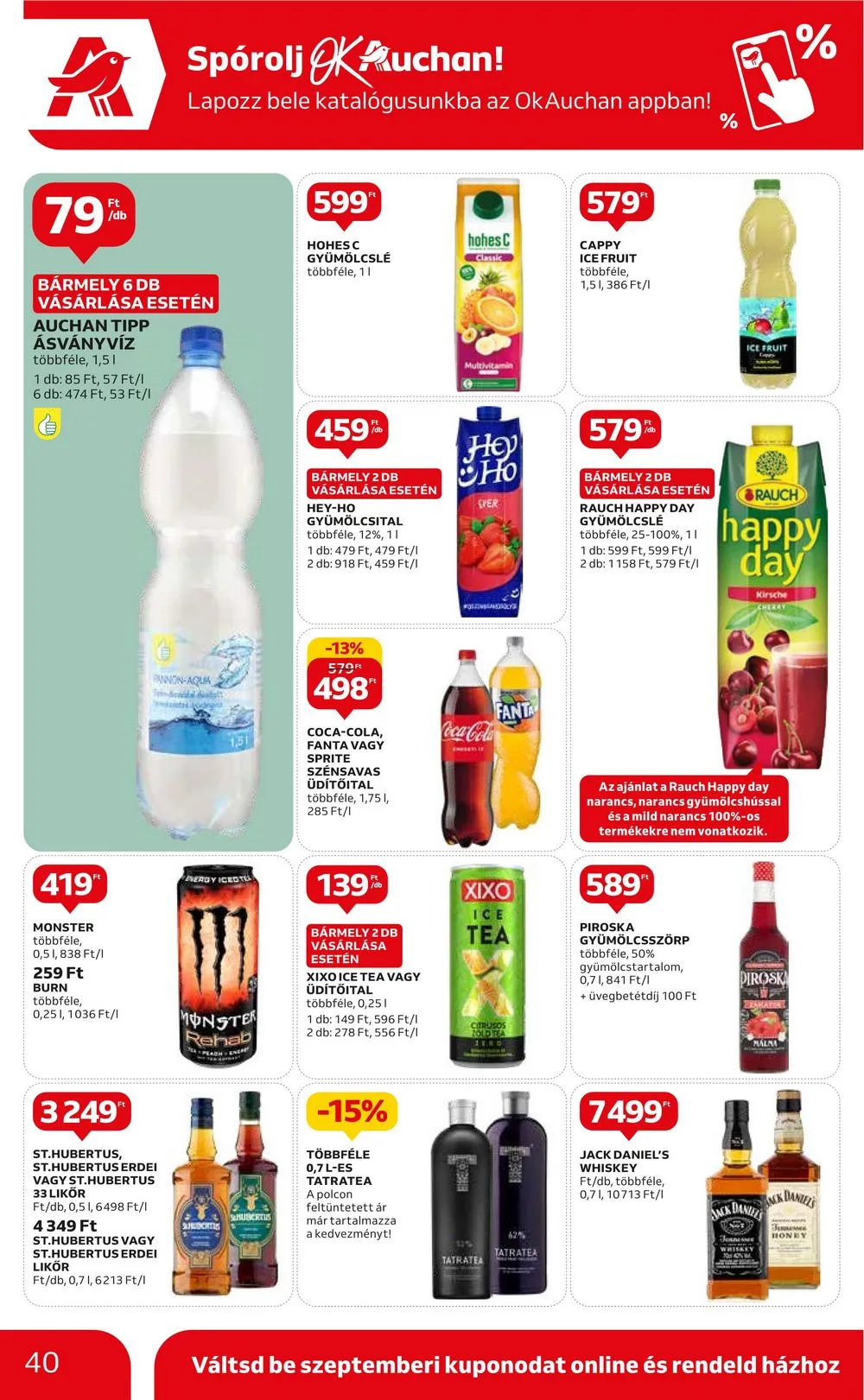 Auchan akciós újság Hipermarket 08.31–09.06 – 40. oldal
