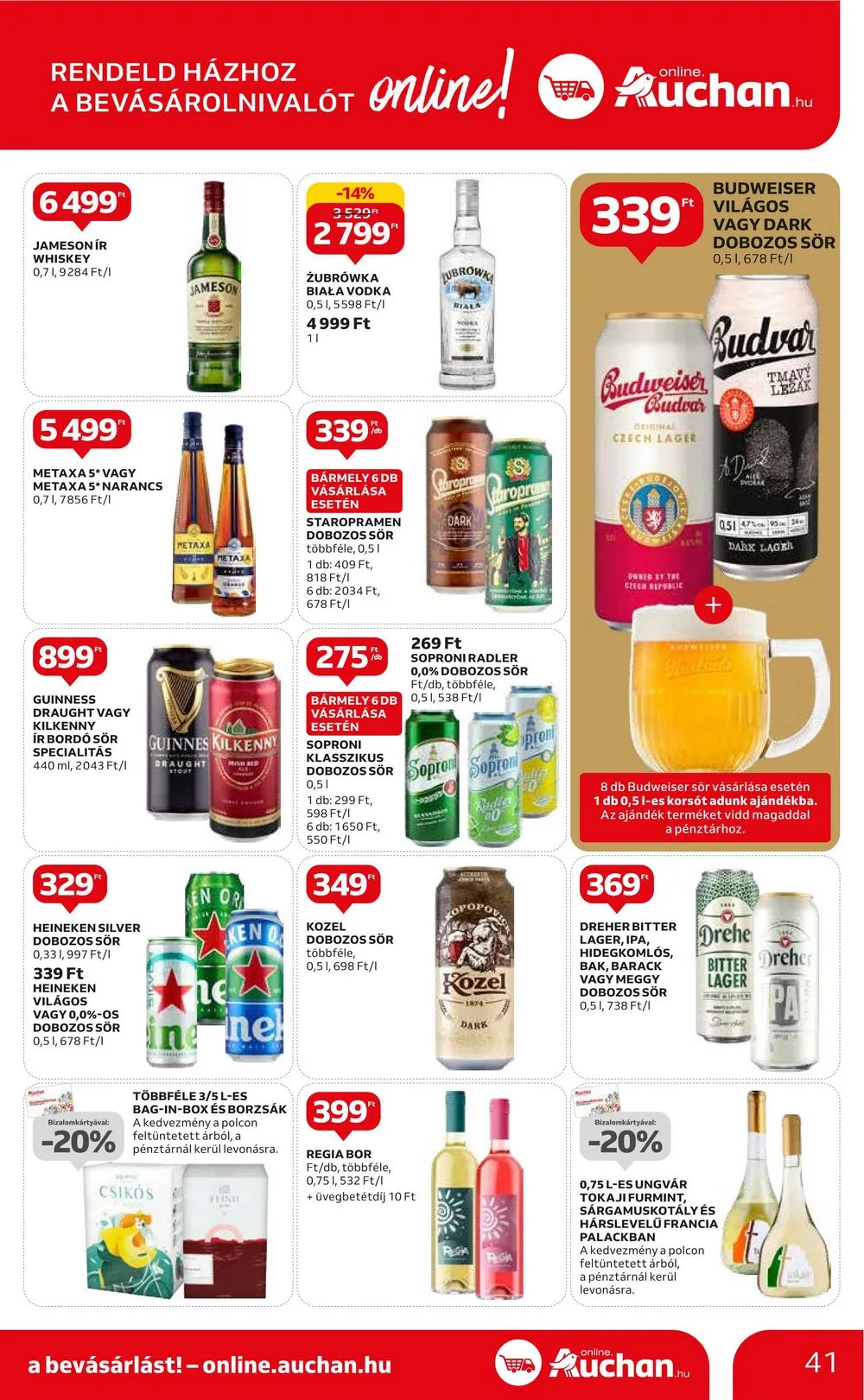 Auchan akciós újság Hipermarket 08.31–09.06 – 41. oldal