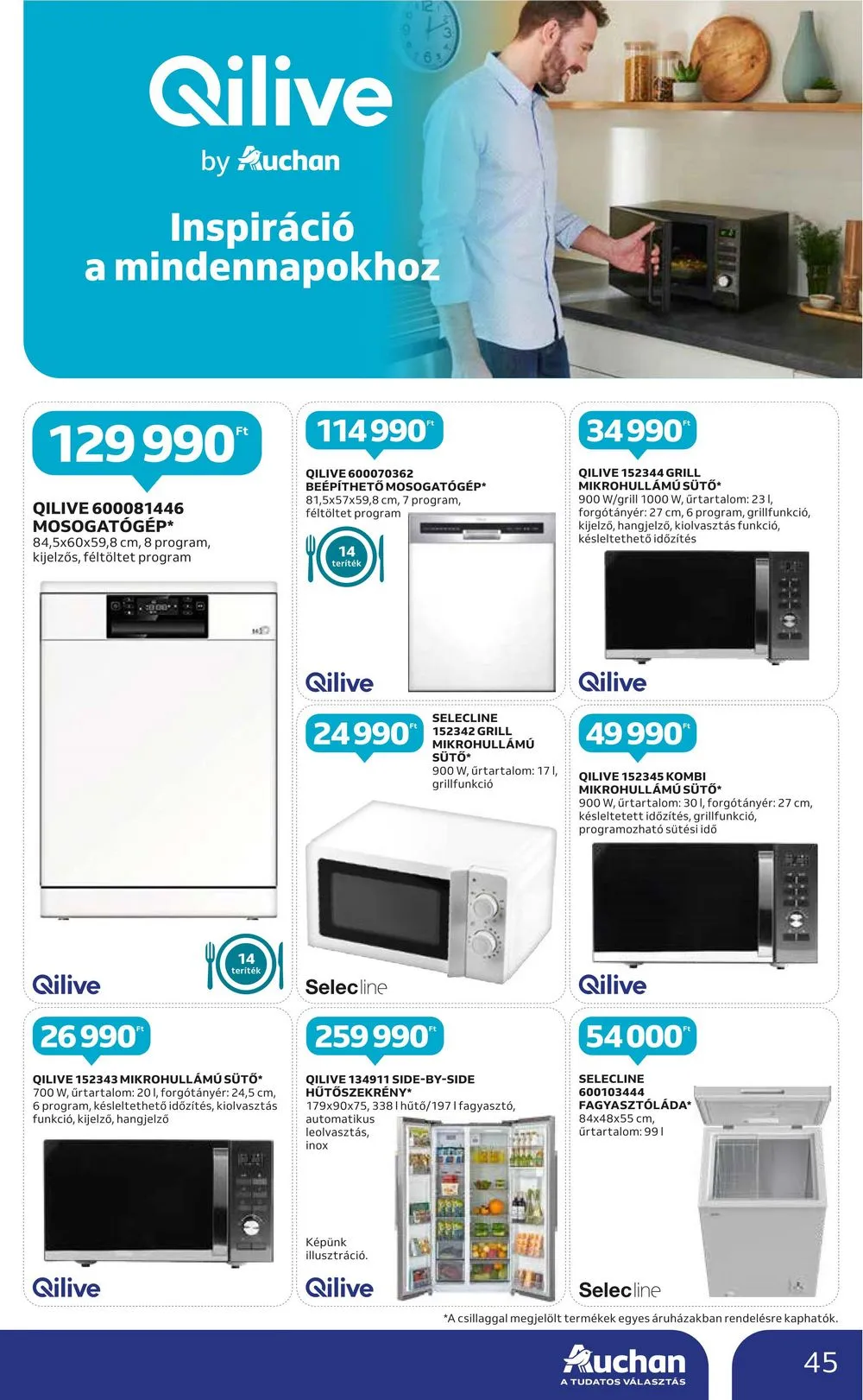 Auchan akciós újság Hipermarket 08.31–09.06 – 45. oldal