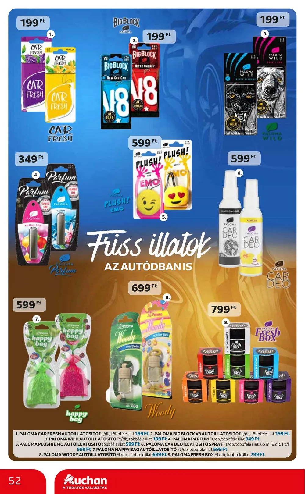 Auchan akciós újság Hipermarket 08.31–09.06 – 52. oldal