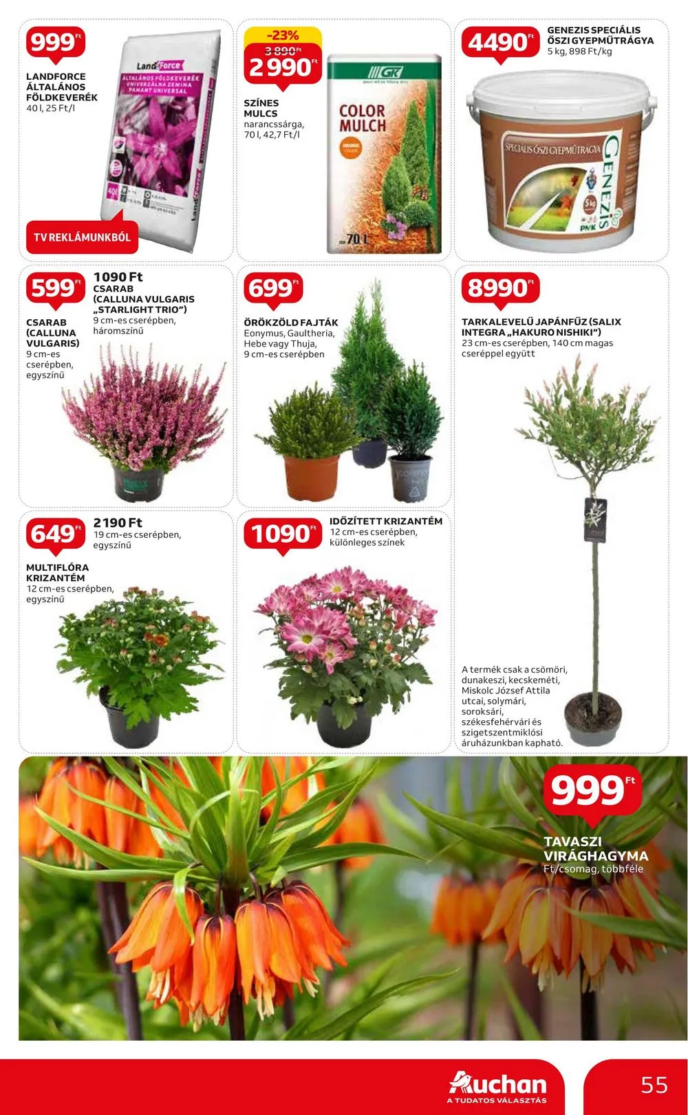 Auchan akciós újság Hipermarket 08.31–09.06 – 55. oldal