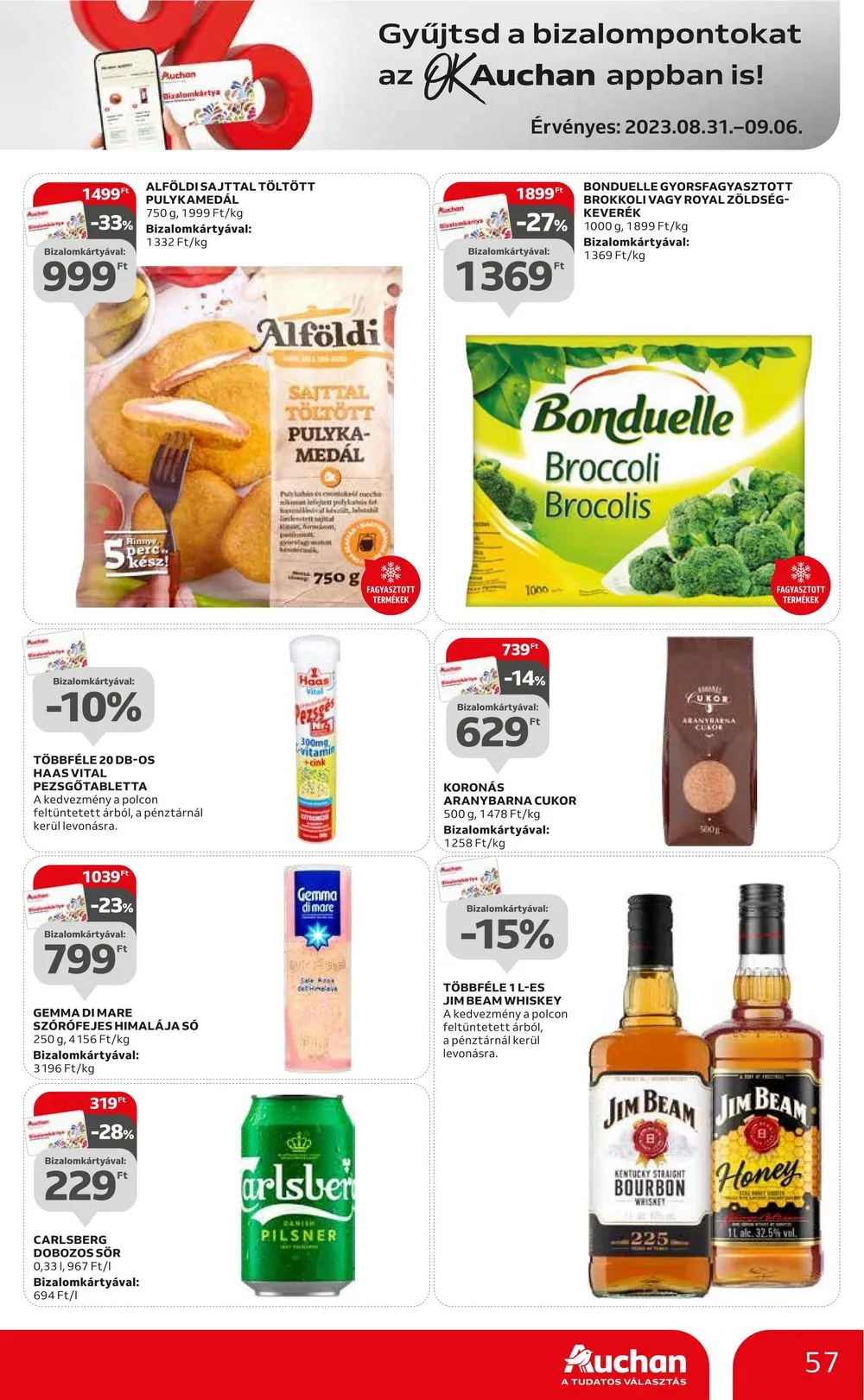 Auchan akciós újság Hipermarket 08.31–09.06 – 57. oldal