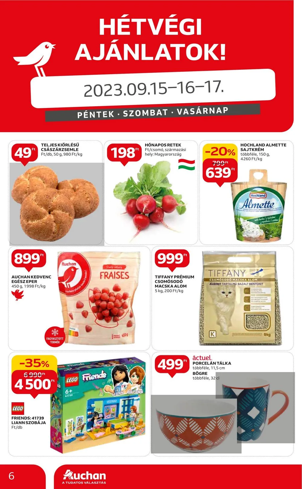 Auchan akciós újság Hipermarket 09.14–09.20 – 6. oldal