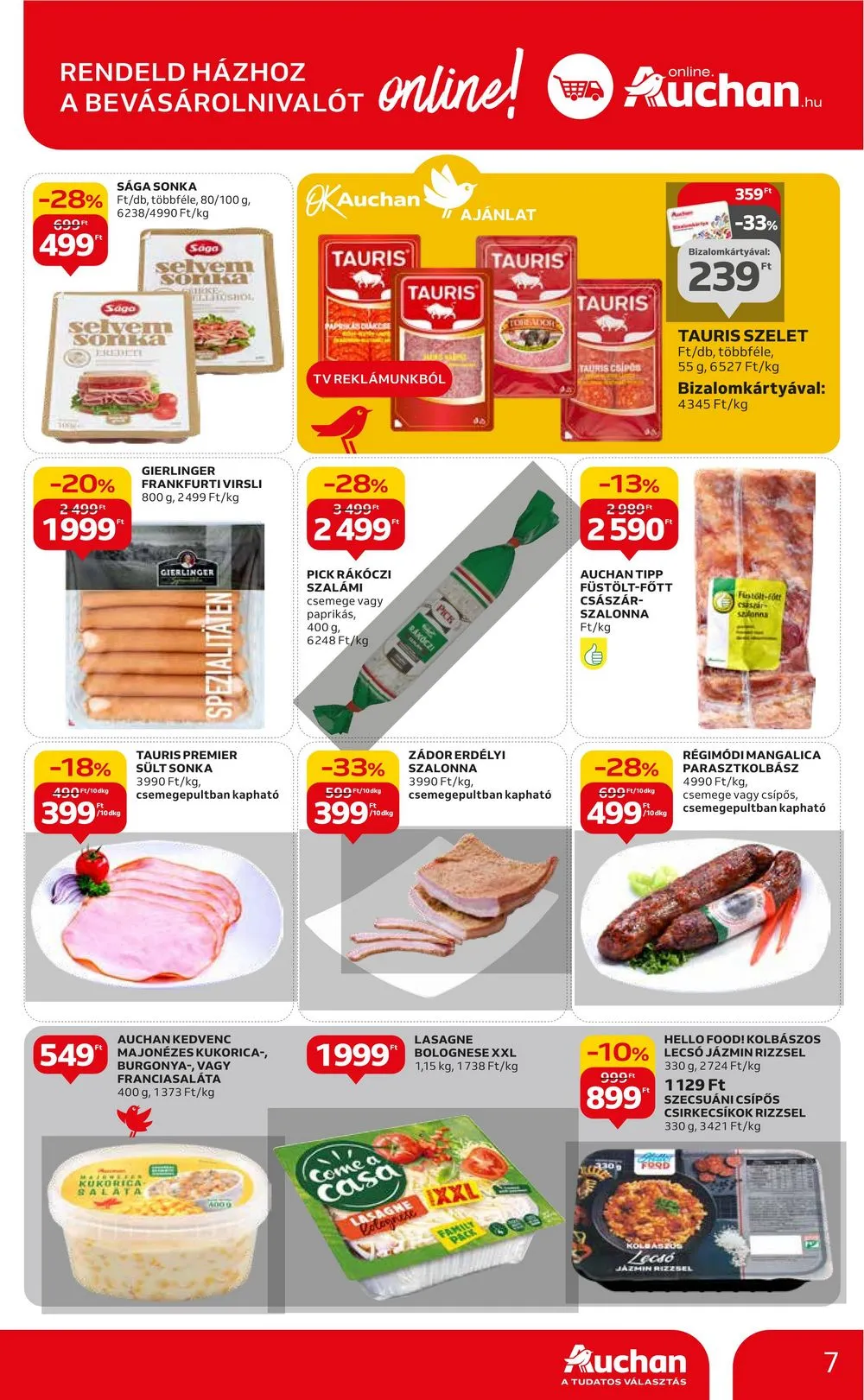 Auchan akciós újság Hipermarket 09.14–09.20 – 7. oldal
