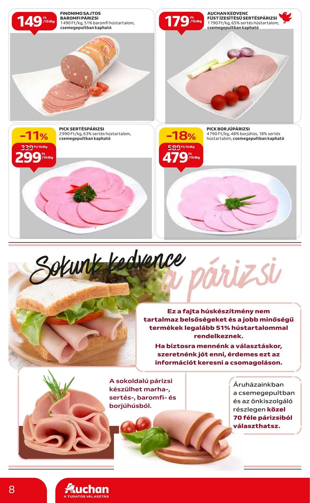Auchan akciós újság Hipermarket 09.14–09.20 – 8. oldal