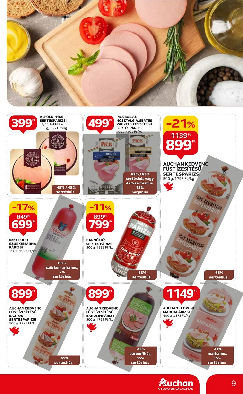 Auchan akciós újság Hipermarket 09.14–09.20 – 9. oldal