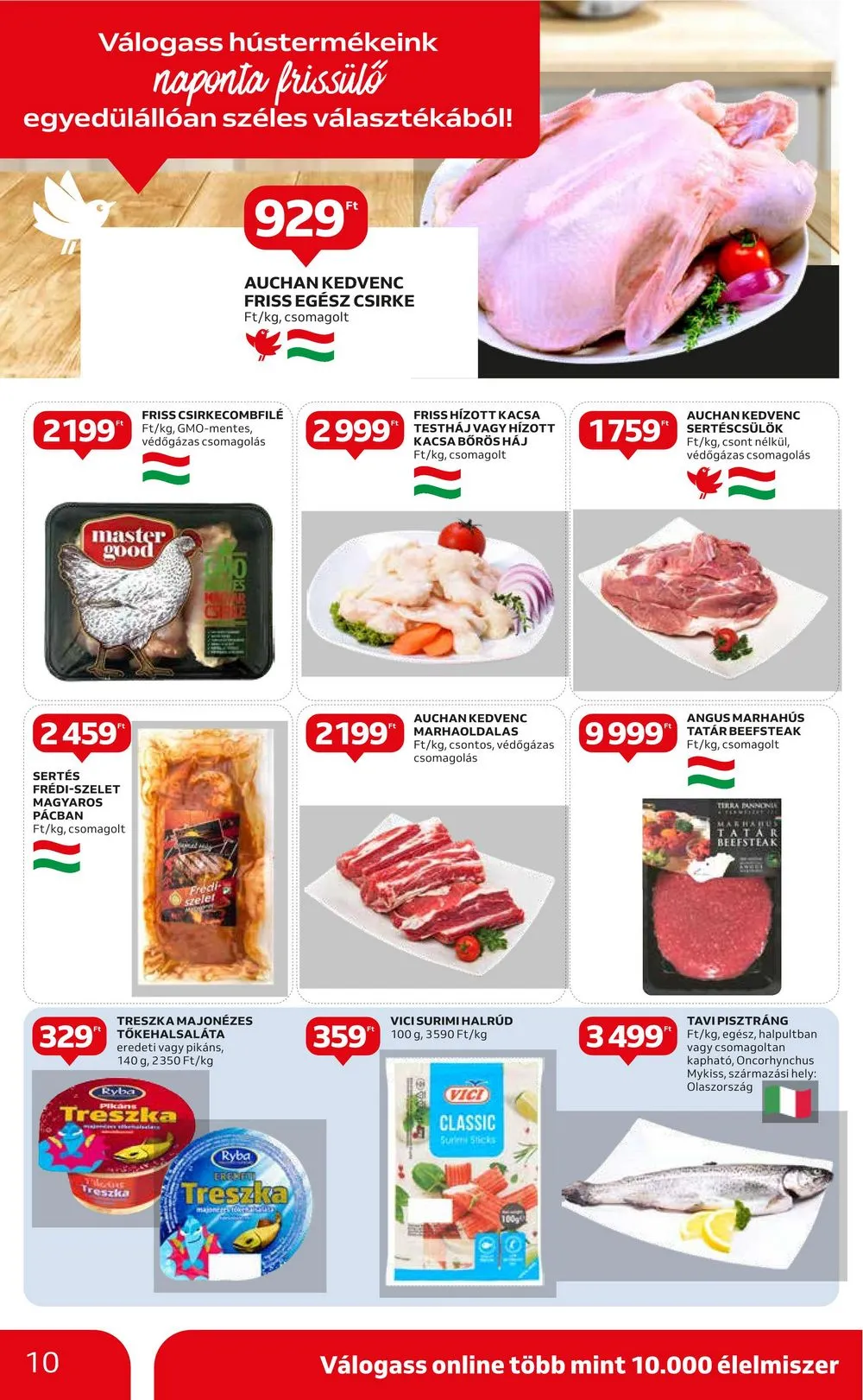 Auchan akciós újság Hipermarket 09.28–10.04 – 10. oldal