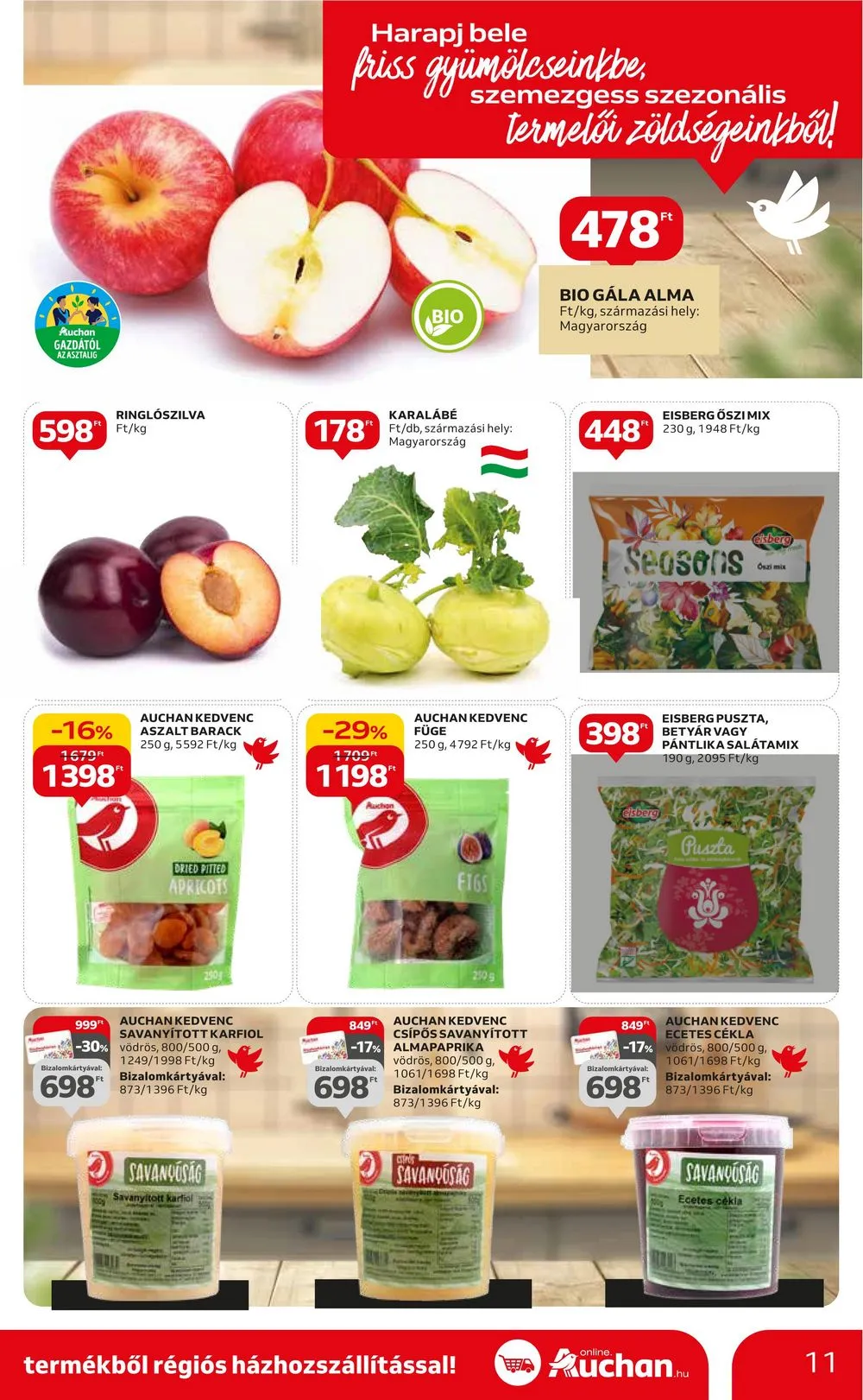 Auchan akciós újság Hipermarket 09.28–10.04 – 11. oldal