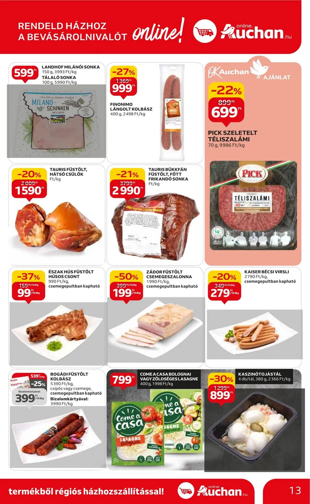 Auchan akciós újság Hipermarket 09.28–10.04 – 13. oldal
