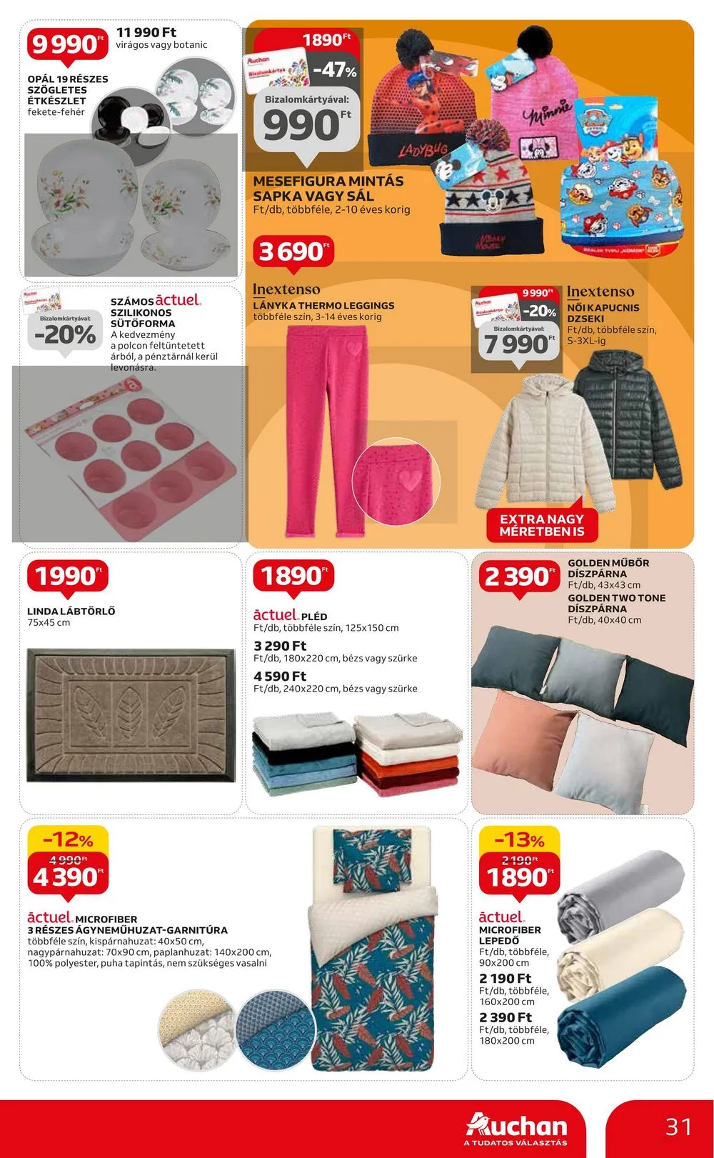 Auchan akciós újság Hipermarket 09.28–10.04 – 31. oldal
