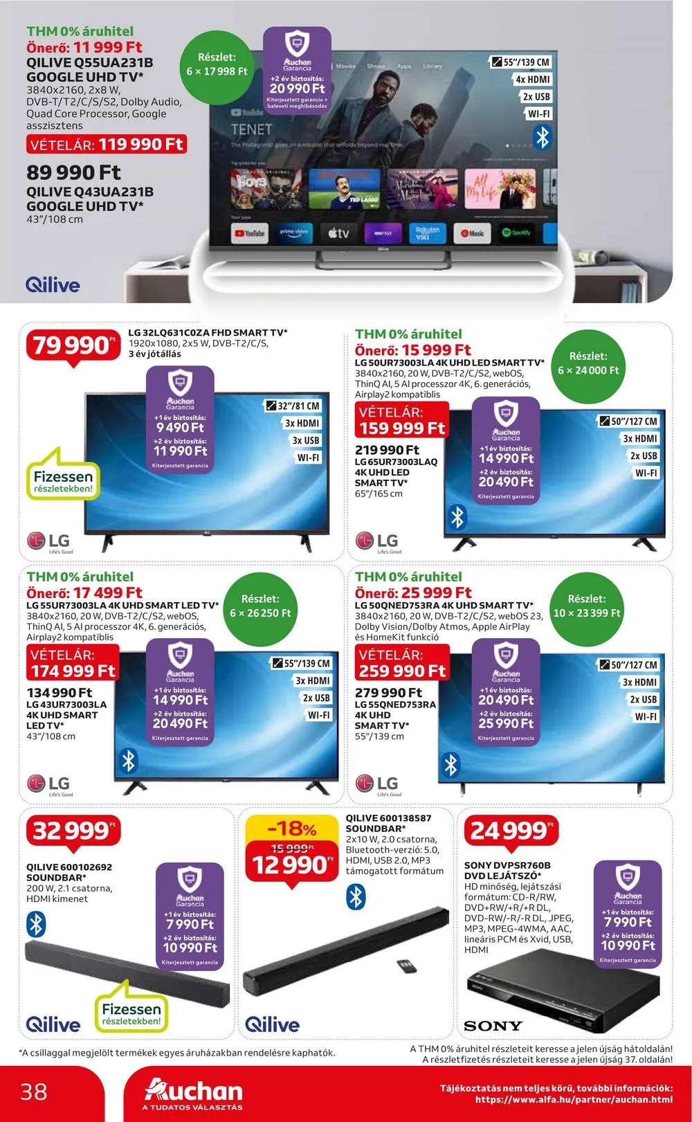 Auchan akciós újság Hipermarket 09.28–10.04 – 38. oldal