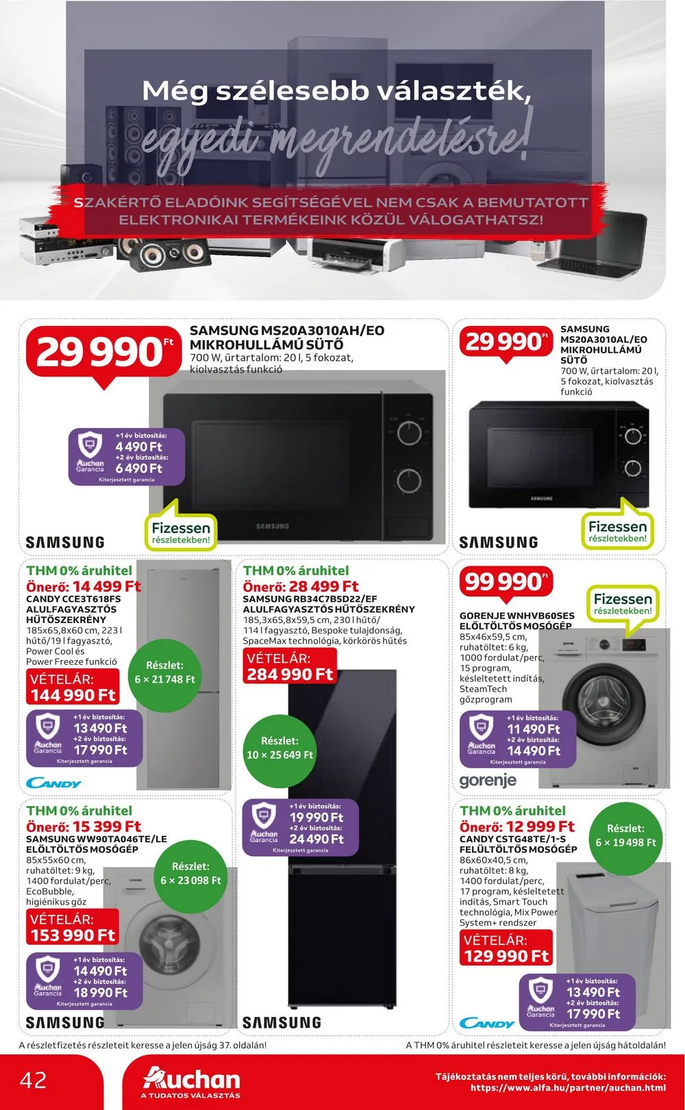 Auchan akciós újság Hipermarket 09.28–10.04 – 42. oldal
