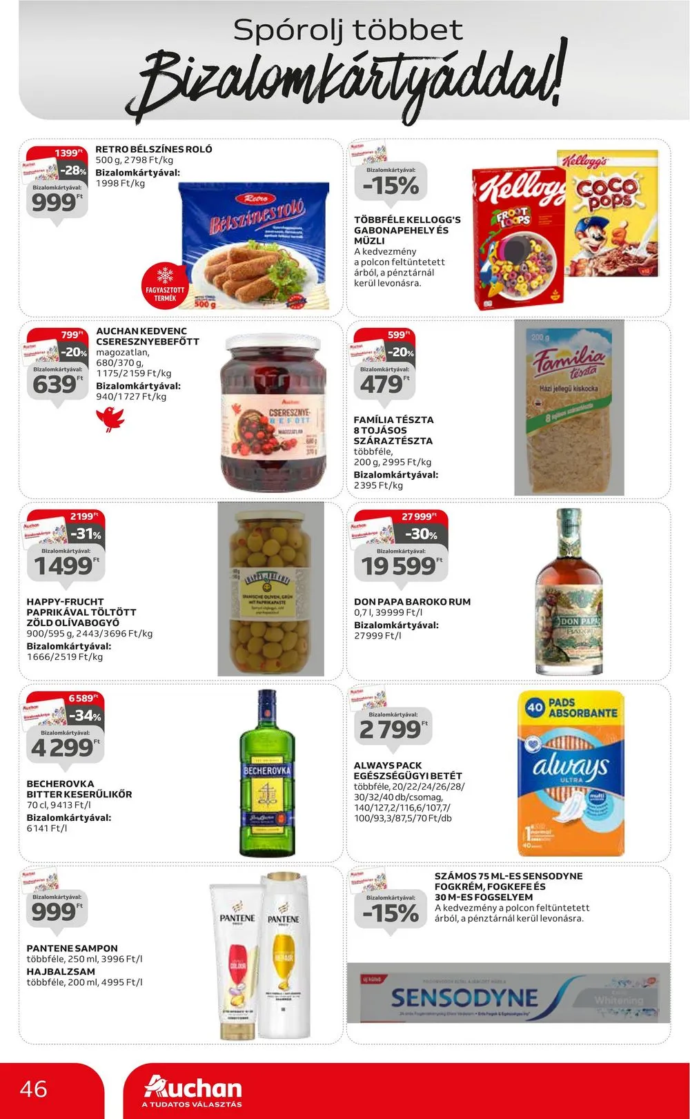 Auchan akciós újság Hipermarket 09.28–10.04 – 46. oldal