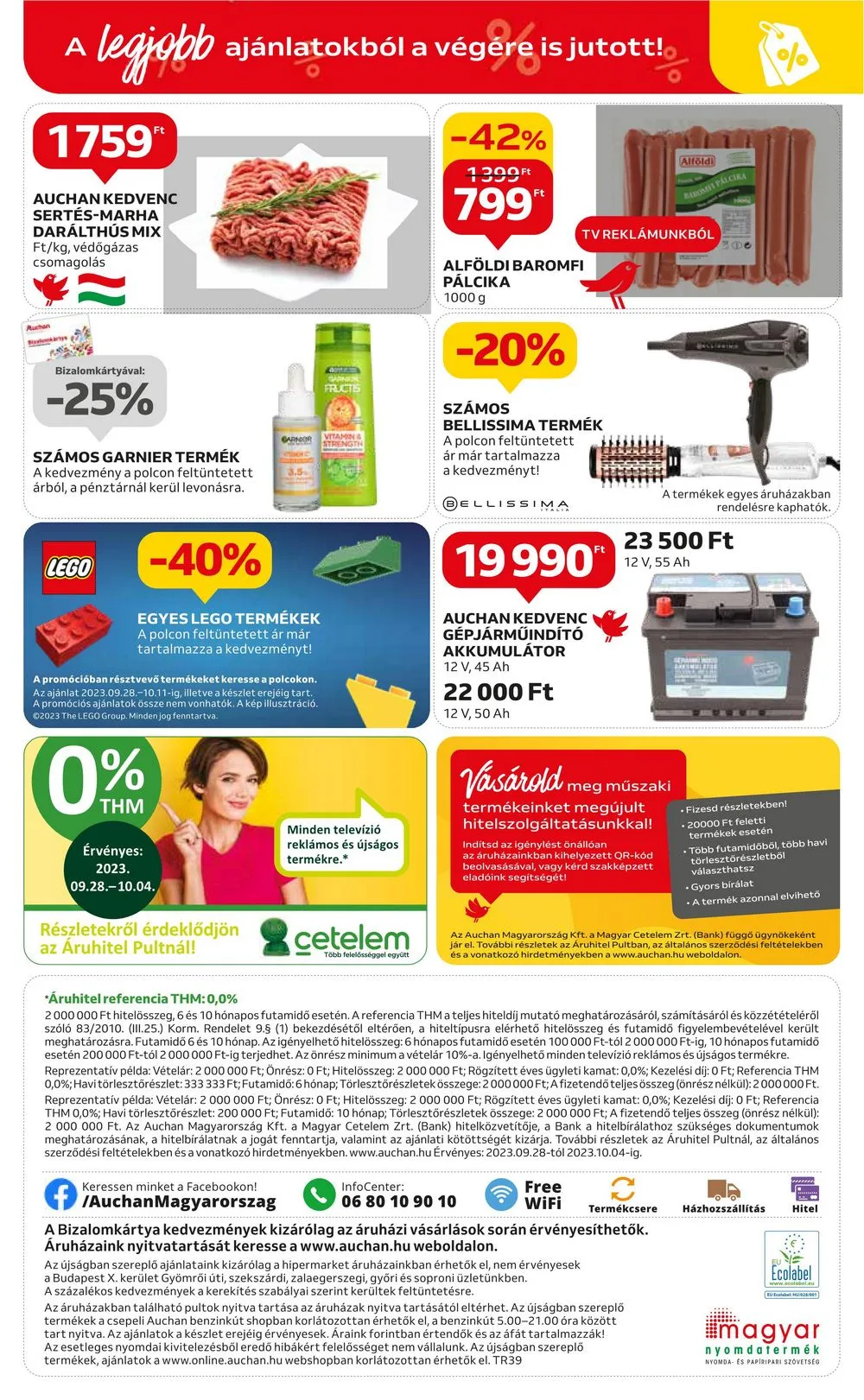 Auchan akciós újság Hipermarket 09.28–10.04 – 48. oldal