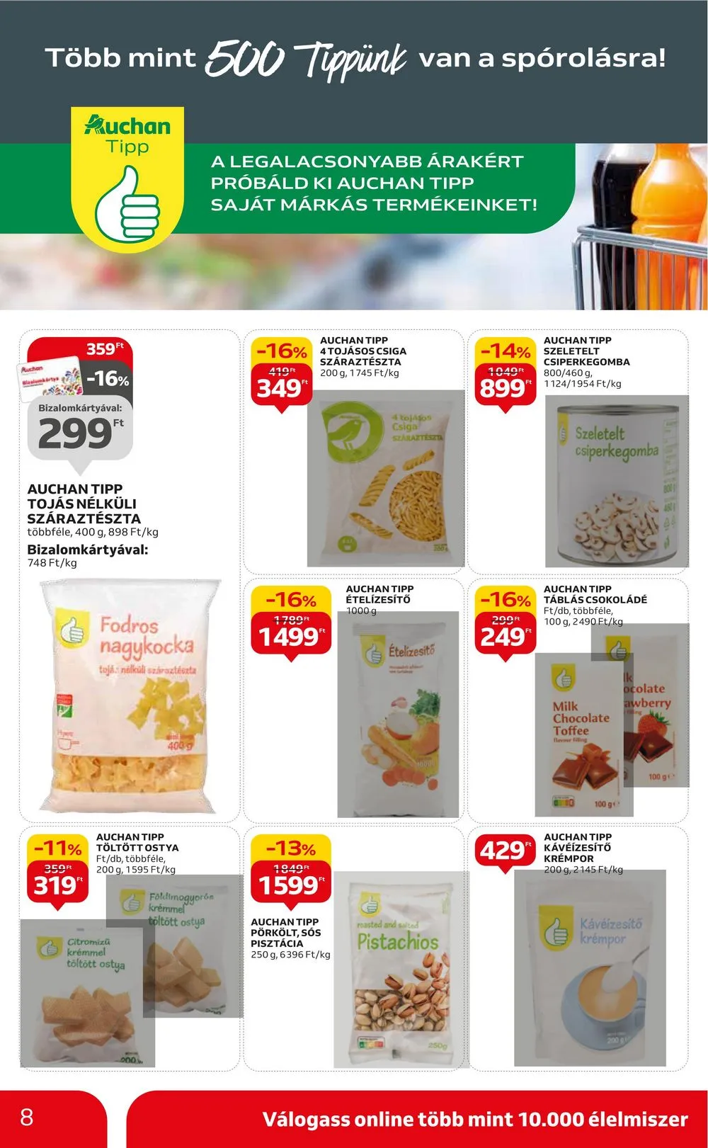 Auchan akciós újság Hipermarket 09.28–10.04 – 8. oldal