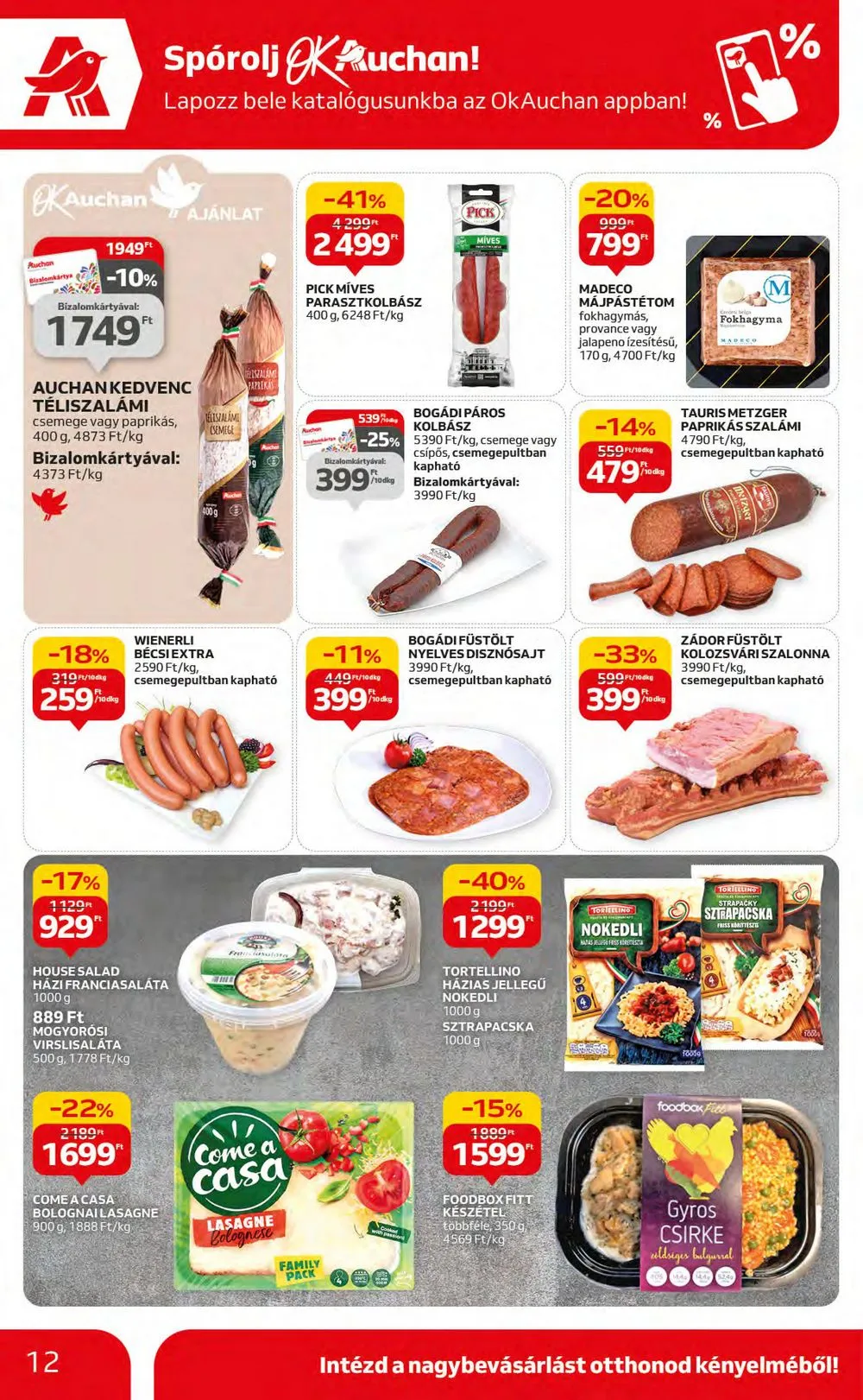 Auchan akciós újság Hipermarket 10.05–10.11 – 12. oldal