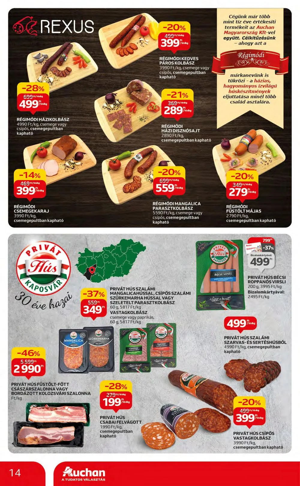 Auchan akciós újság Hipermarket 10.05–10.11 – 14. oldal