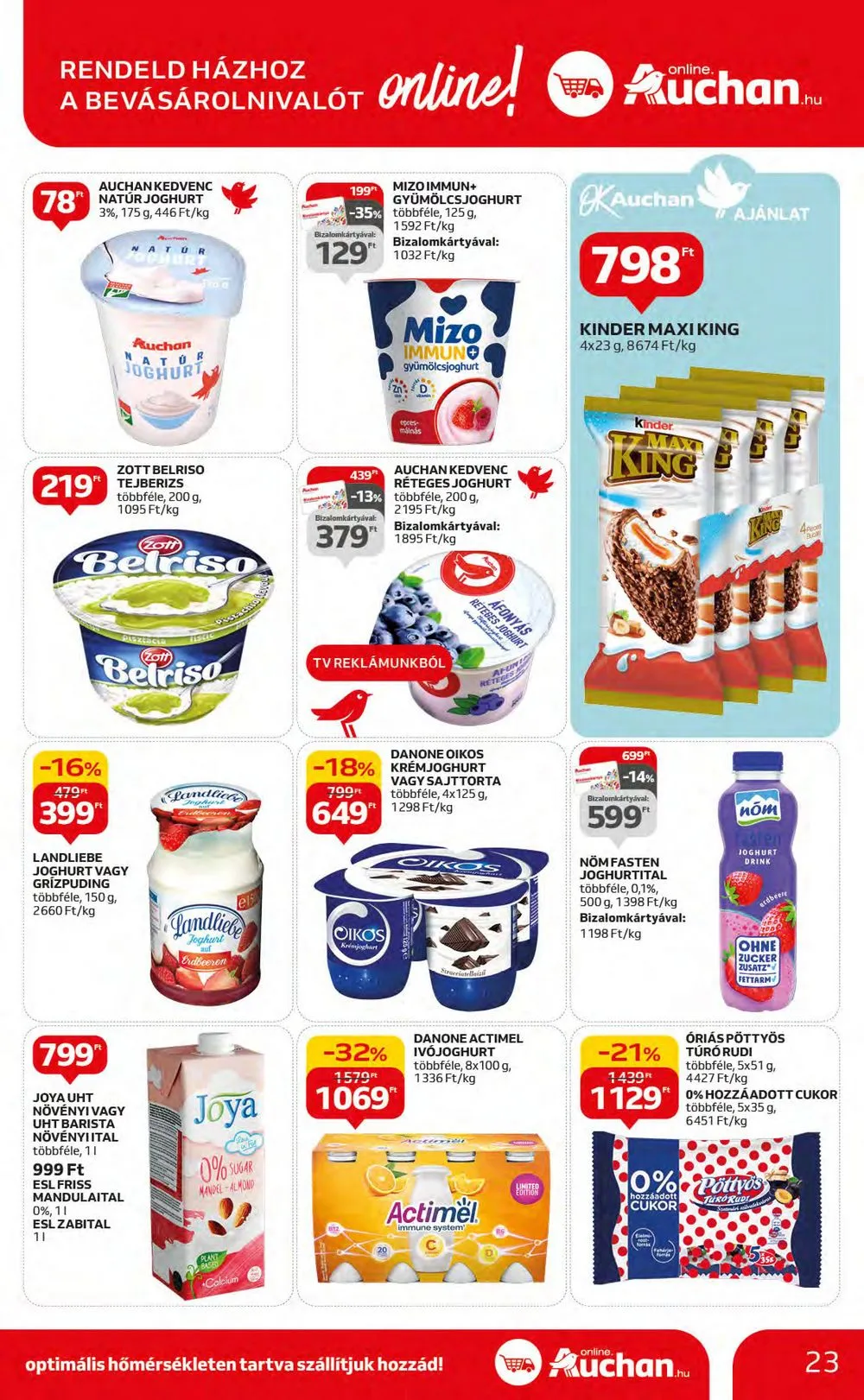Auchan akciós újság Hipermarket 10.05–10.11 – 23. oldal
