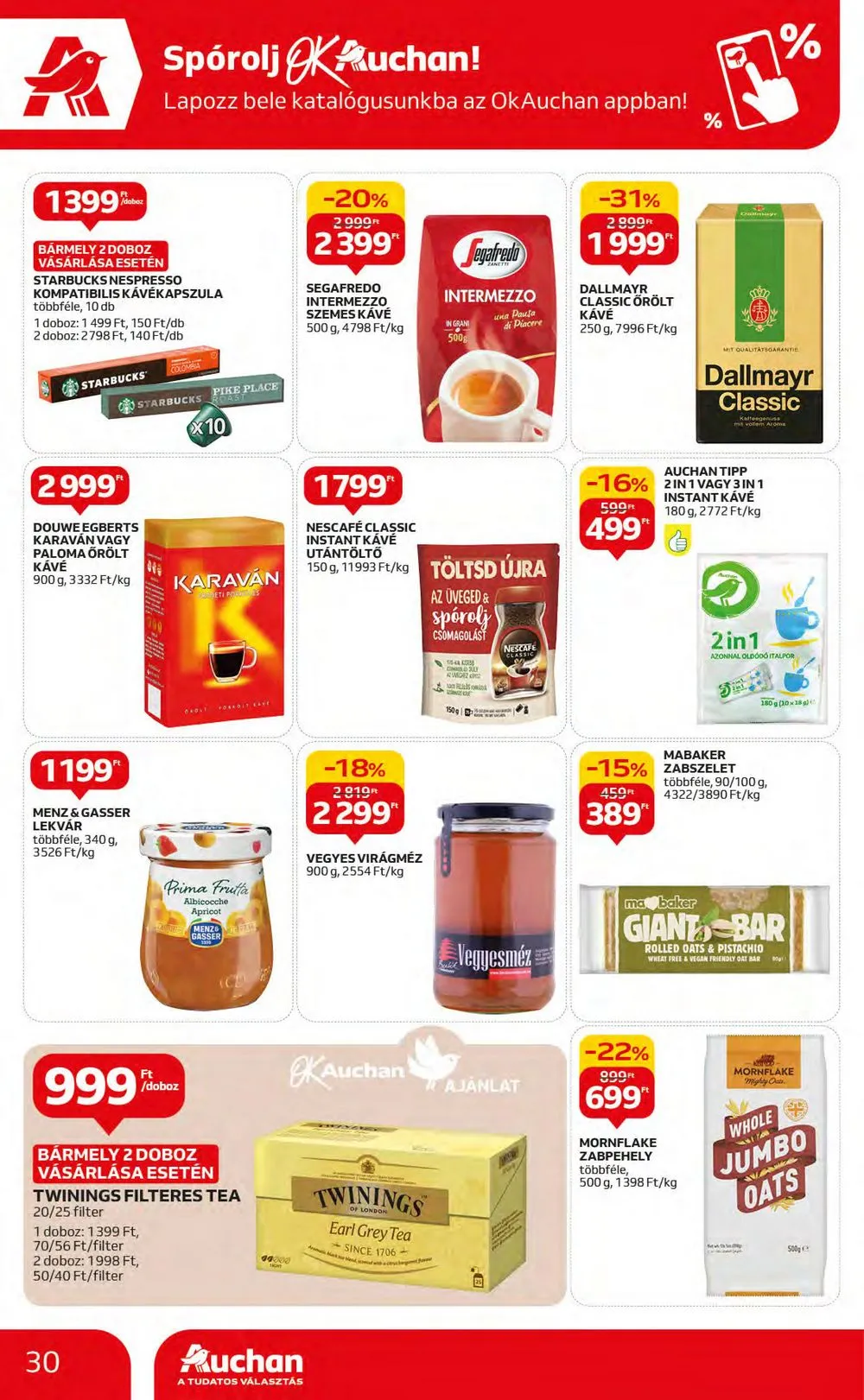 Auchan akciós újság Hipermarket 10.05–10.11 – 30. oldal