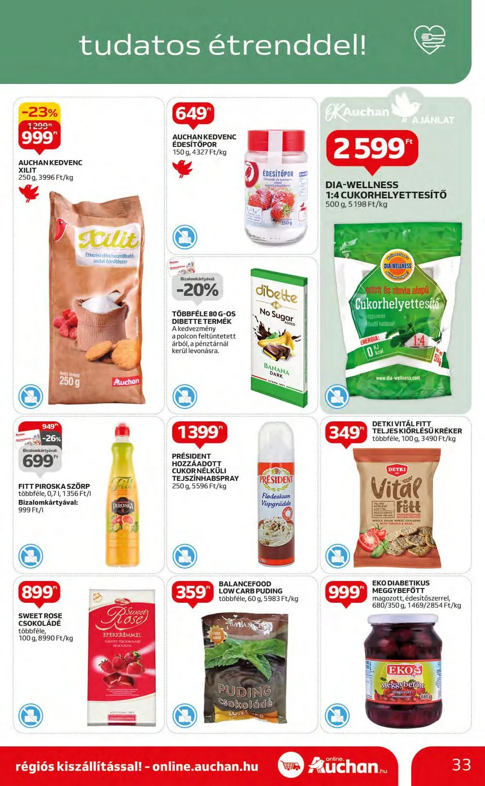 Auchan akciós újság Hipermarket 10.05–10.11 – 33. oldal