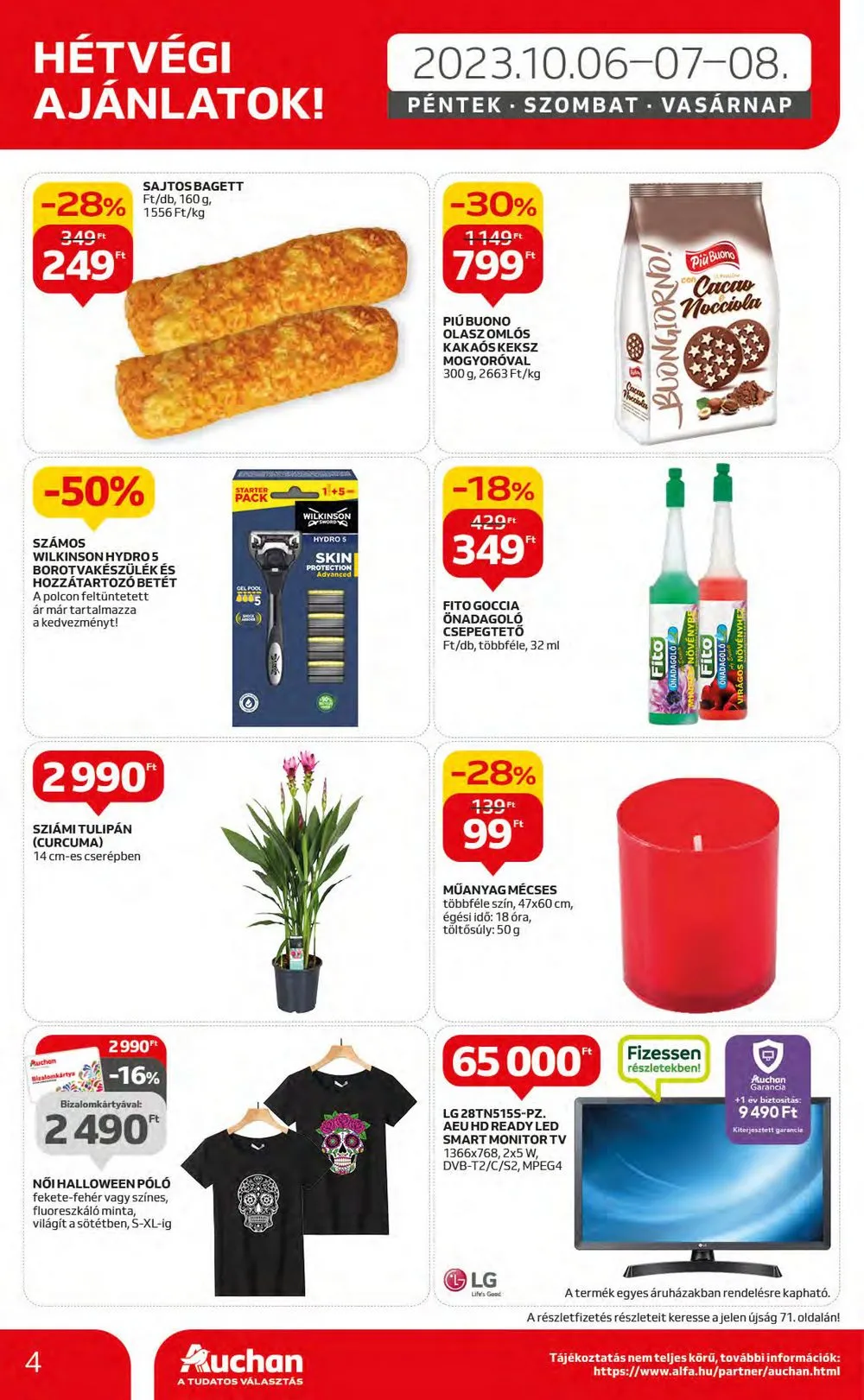 Auchan akciós újság Hipermarket 10.05–10.11 – 4. oldal