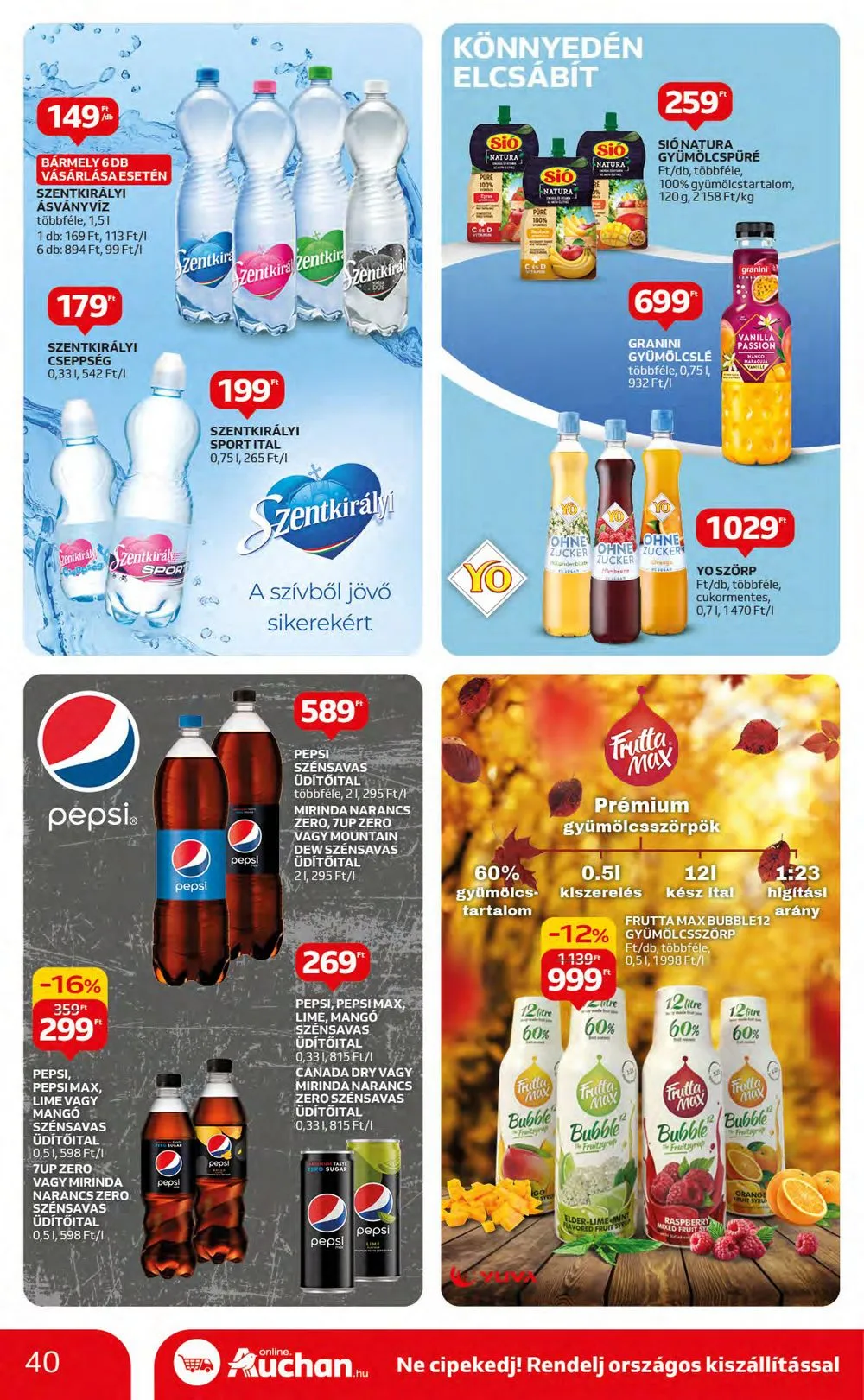 Auchan akciós újság Hipermarket 10.05–10.11 – 40. oldal