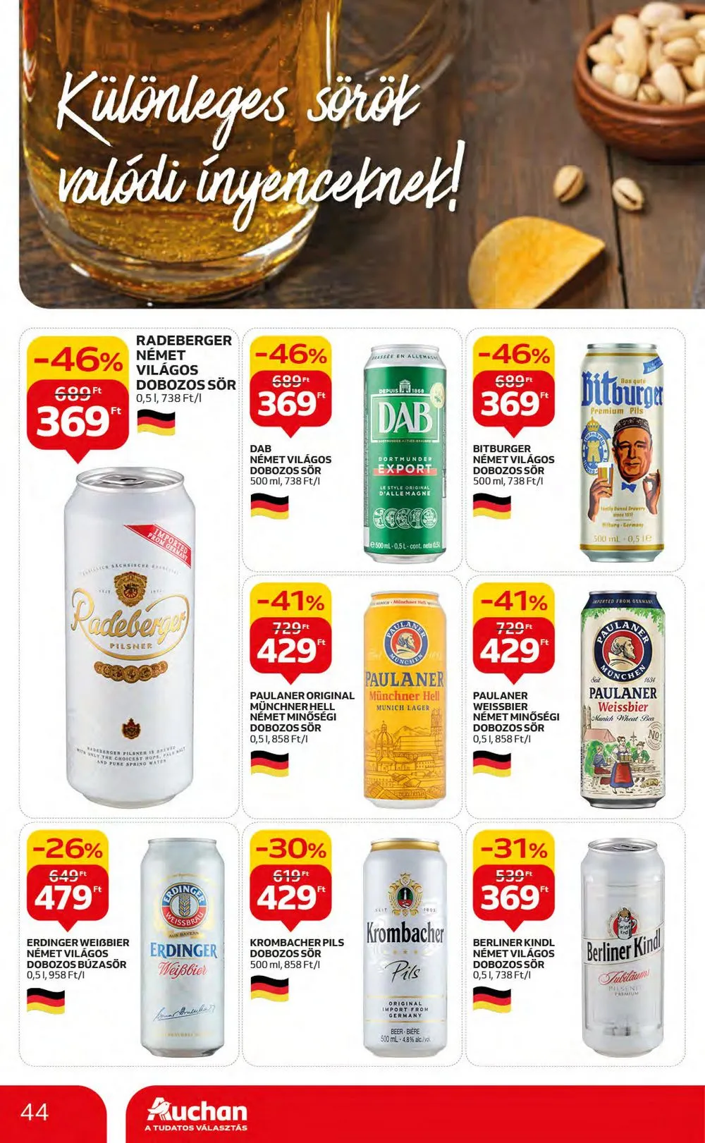 Auchan akciós újság Hipermarket 10.05–10.11 – 44. oldal